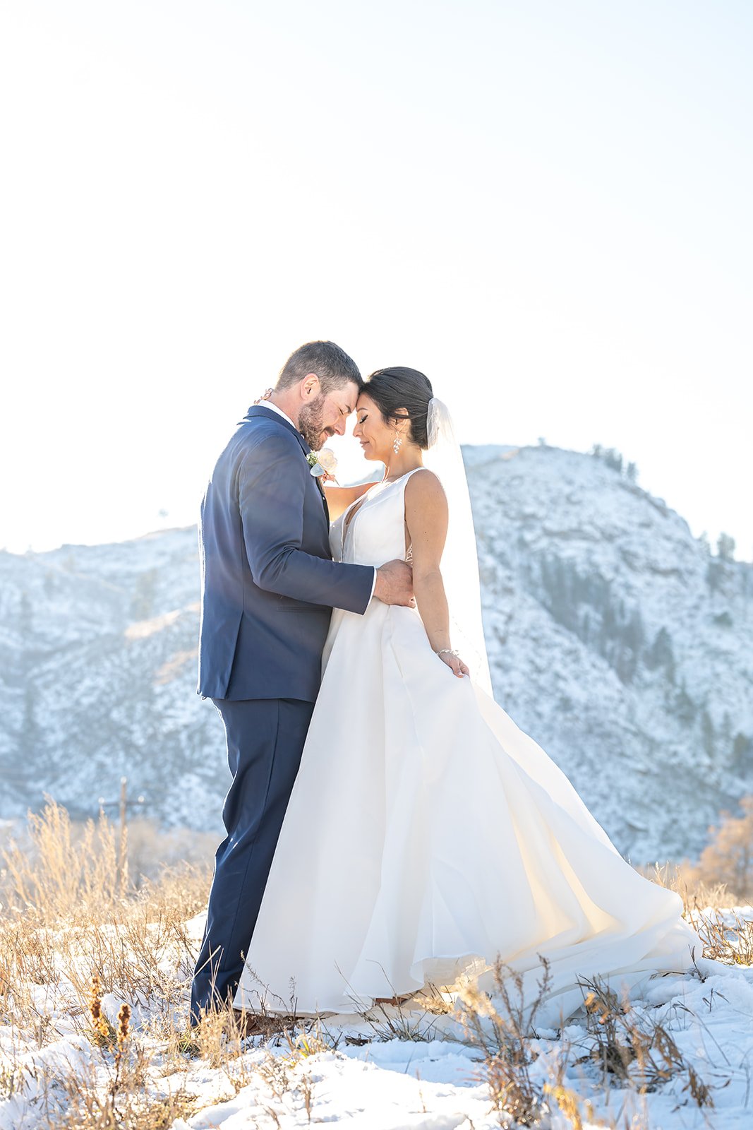Snowy November Fort Collins Wedding 