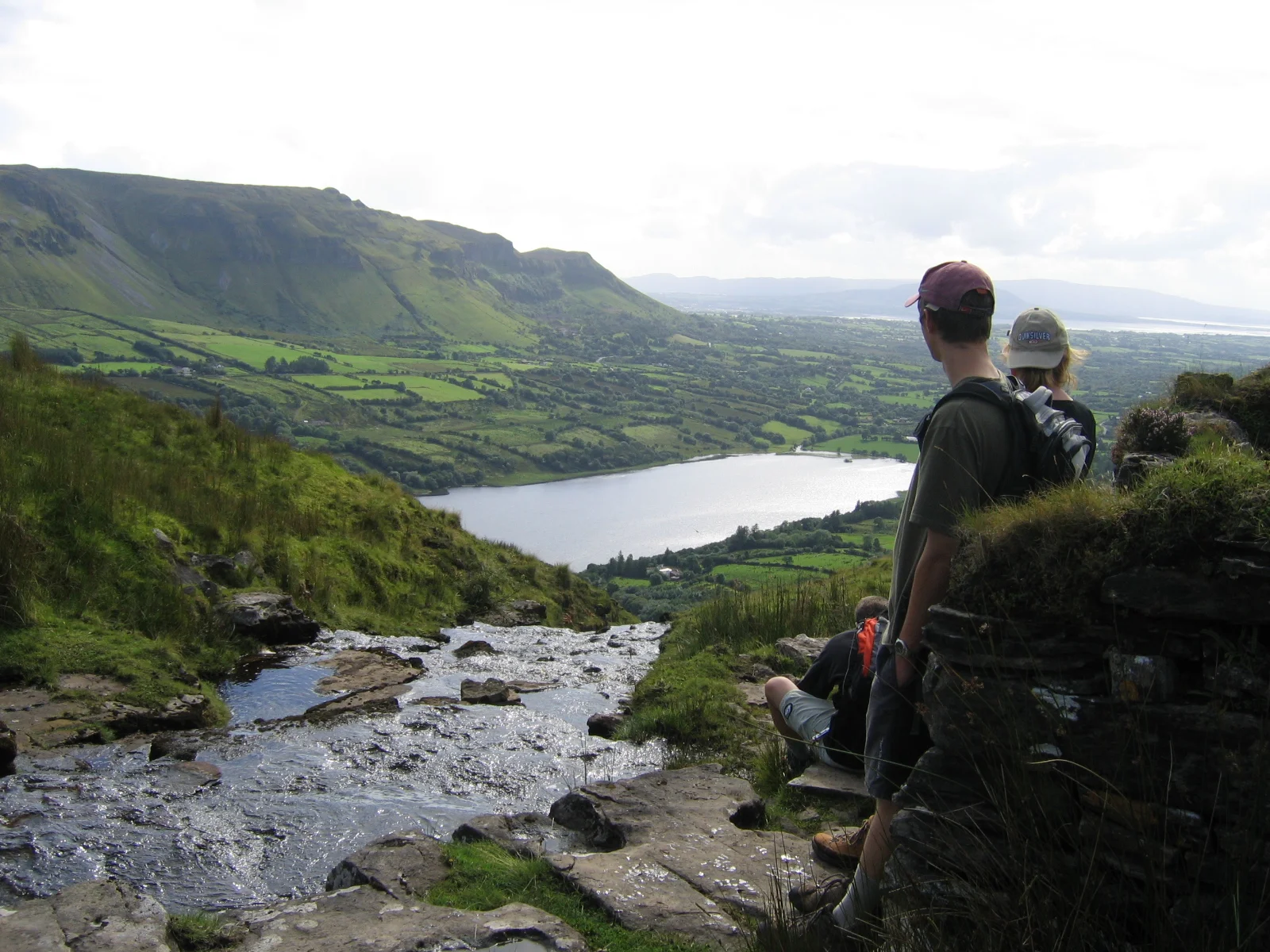 Looking down on Glencar Lake on route to the Barytes Mines