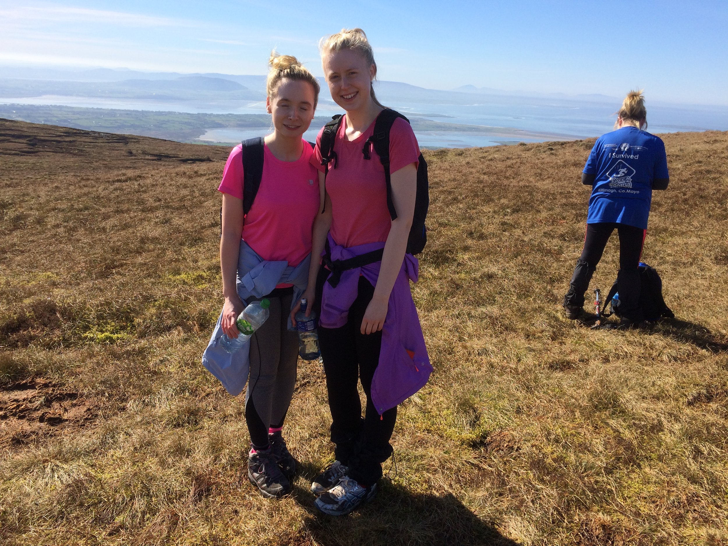 Congratulations to Denise and Aoife who climbed Benbulben today with High Hopes Hiking