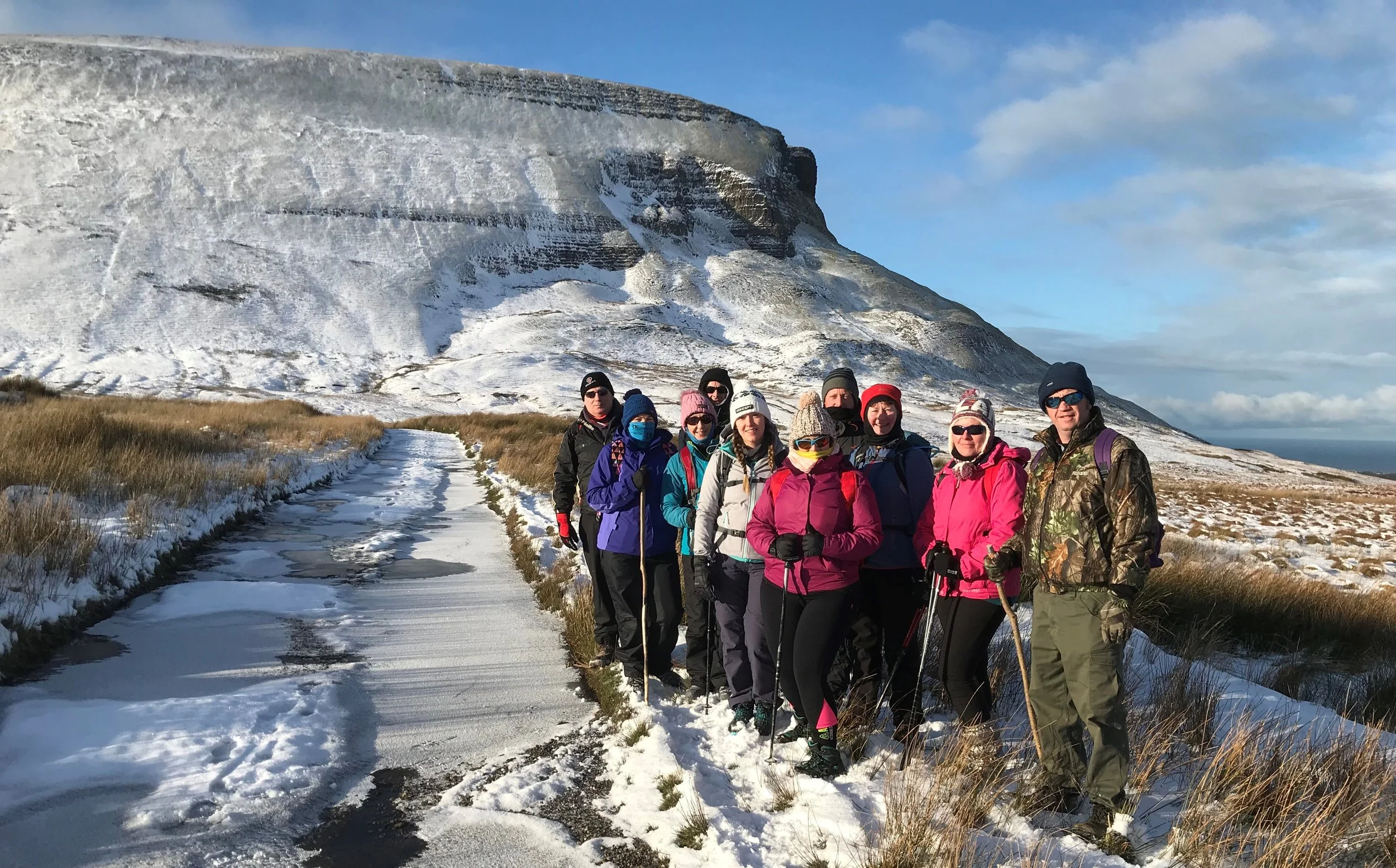      

 
    A snowy hike up Benbulben     There is something special about a winter hike in snow. Today was one of those days. It was pure enjoyment and pleasure. The pictures say it much better than it can be described. 
 






















   