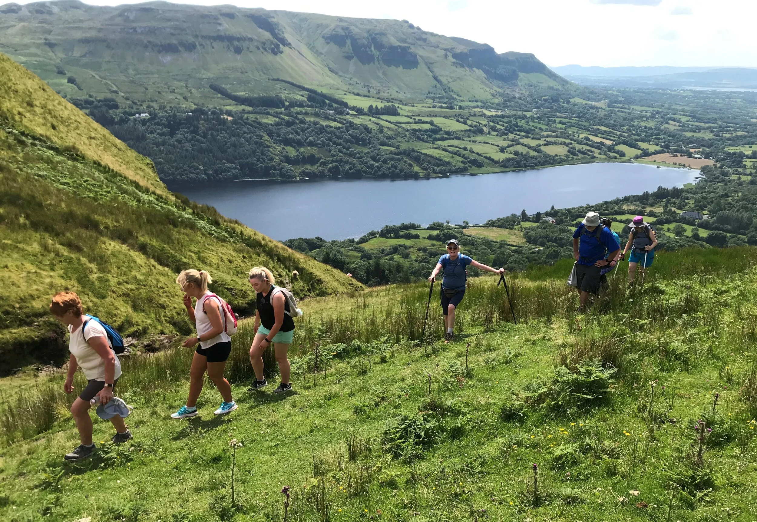 Guided hike up Glencar Mountain, Devils Chimney Waterfall and Barytes Mines
