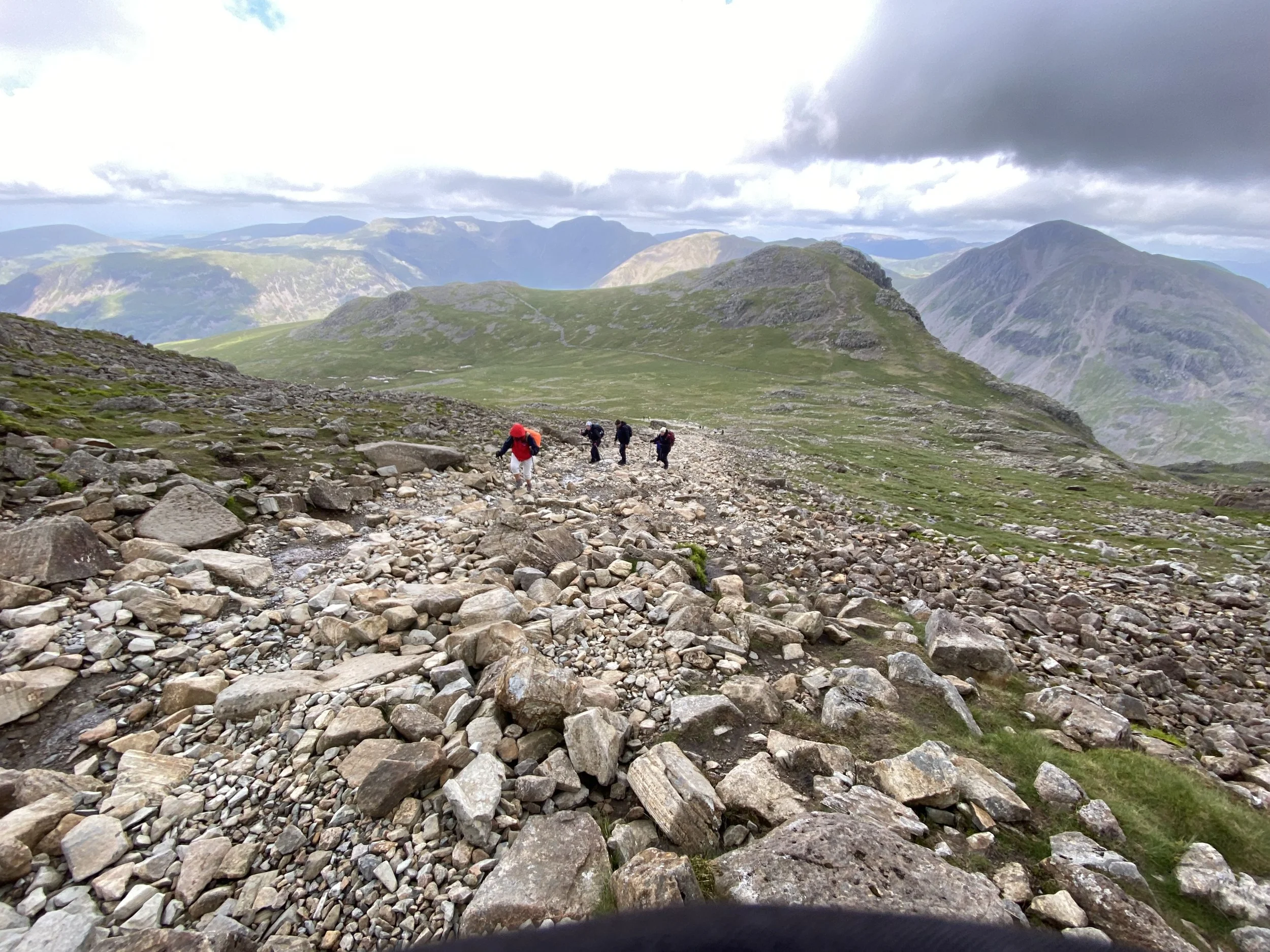 Lake District Hiking Trip inc Scafell Pike 978m Highest Summit in England 