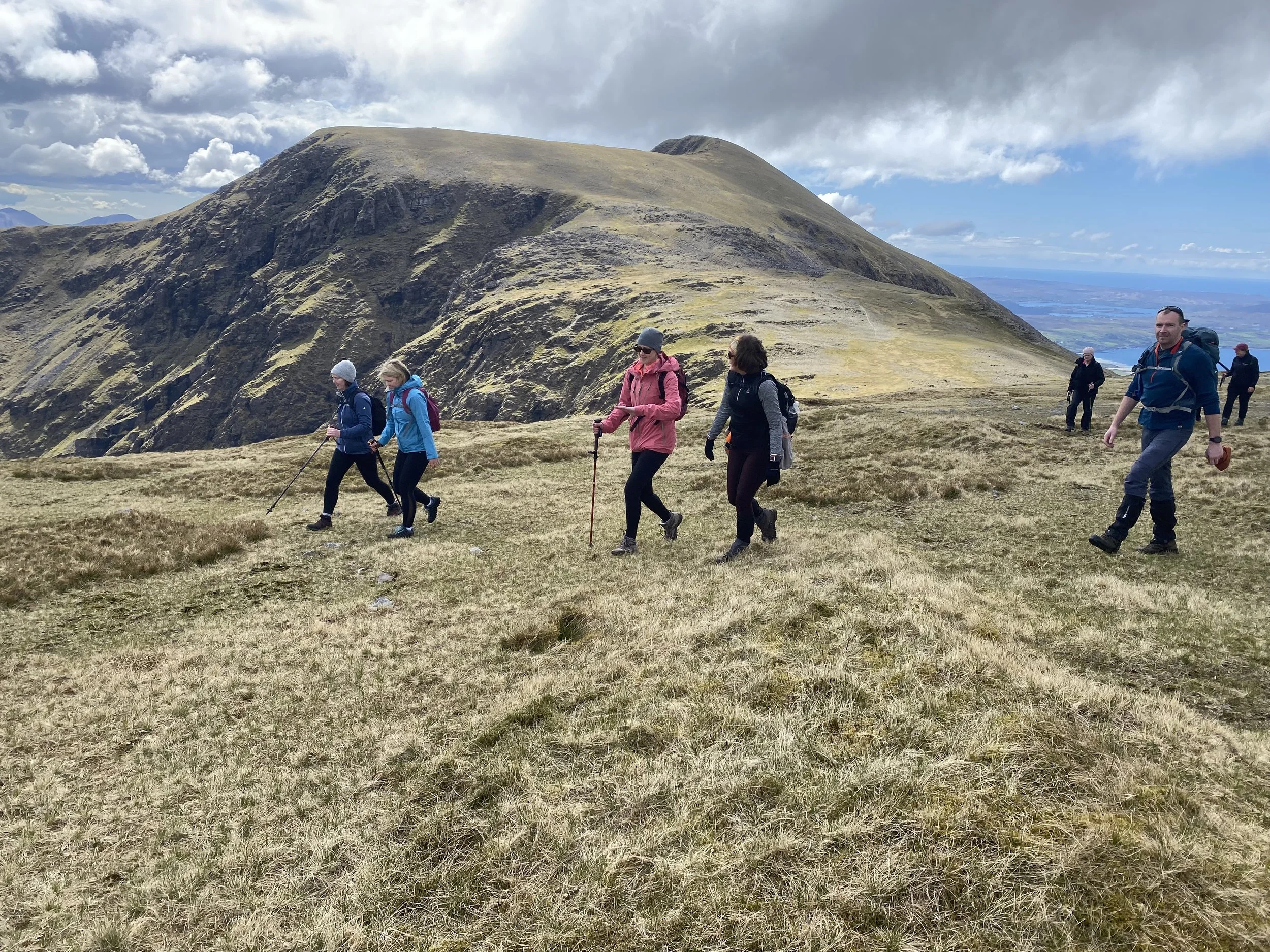 Mweelrea 814m Highest mountain in Connacht -  guided hike from Silver Strand 