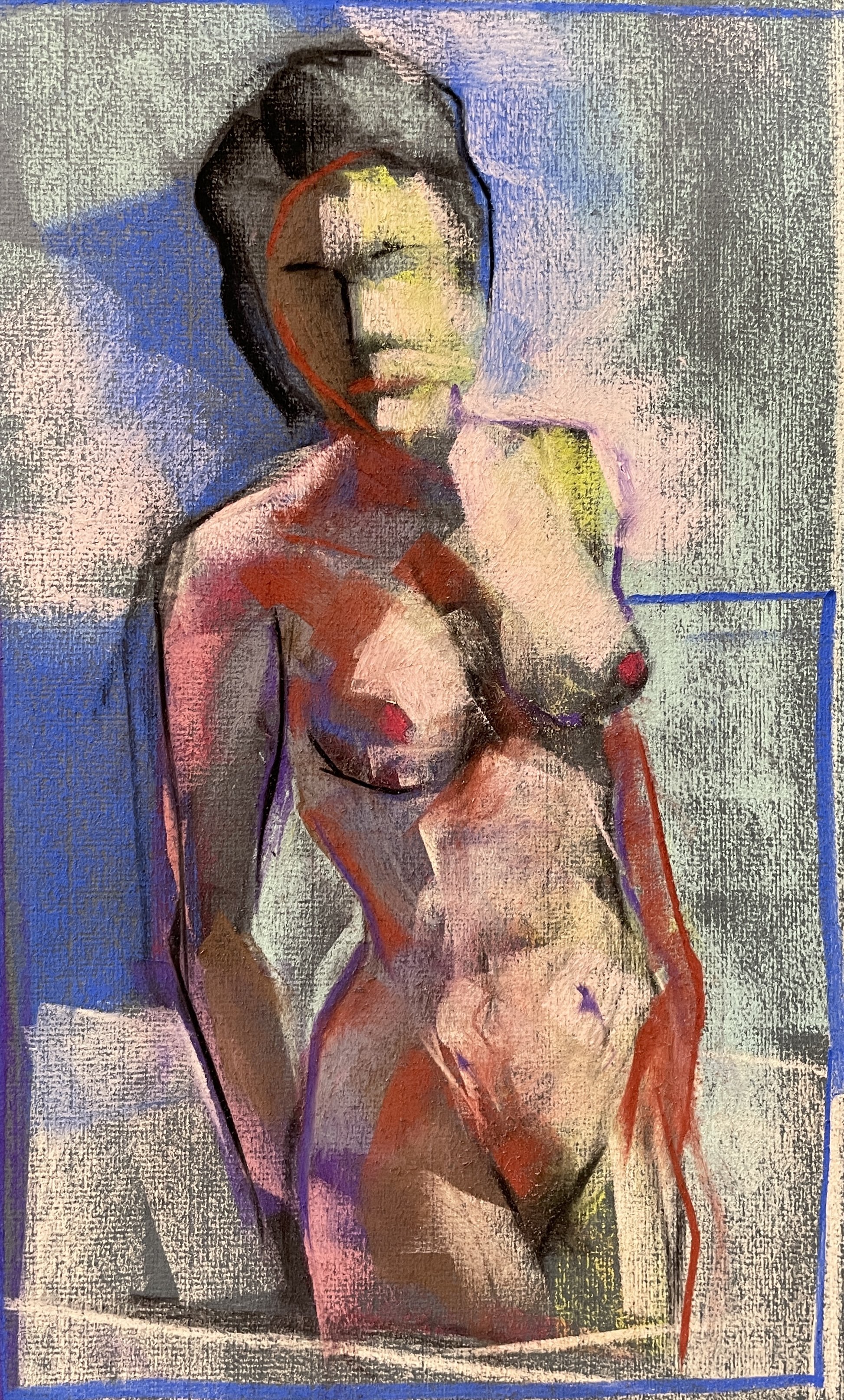 Standing Figure, 11 by 15 inches, 2022.