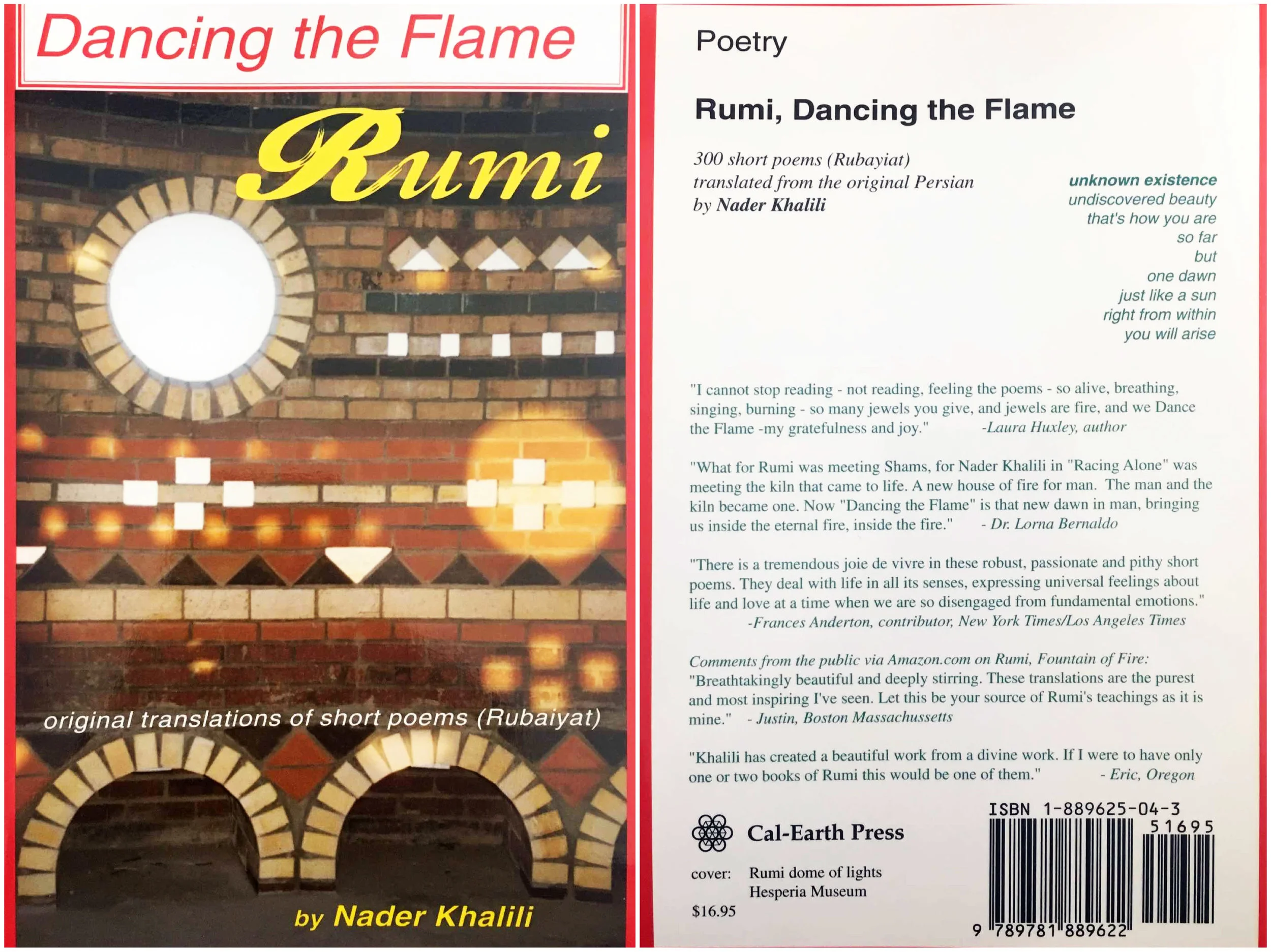 Rumi Dancing The Flame Translations By Nader Khalili Calearth