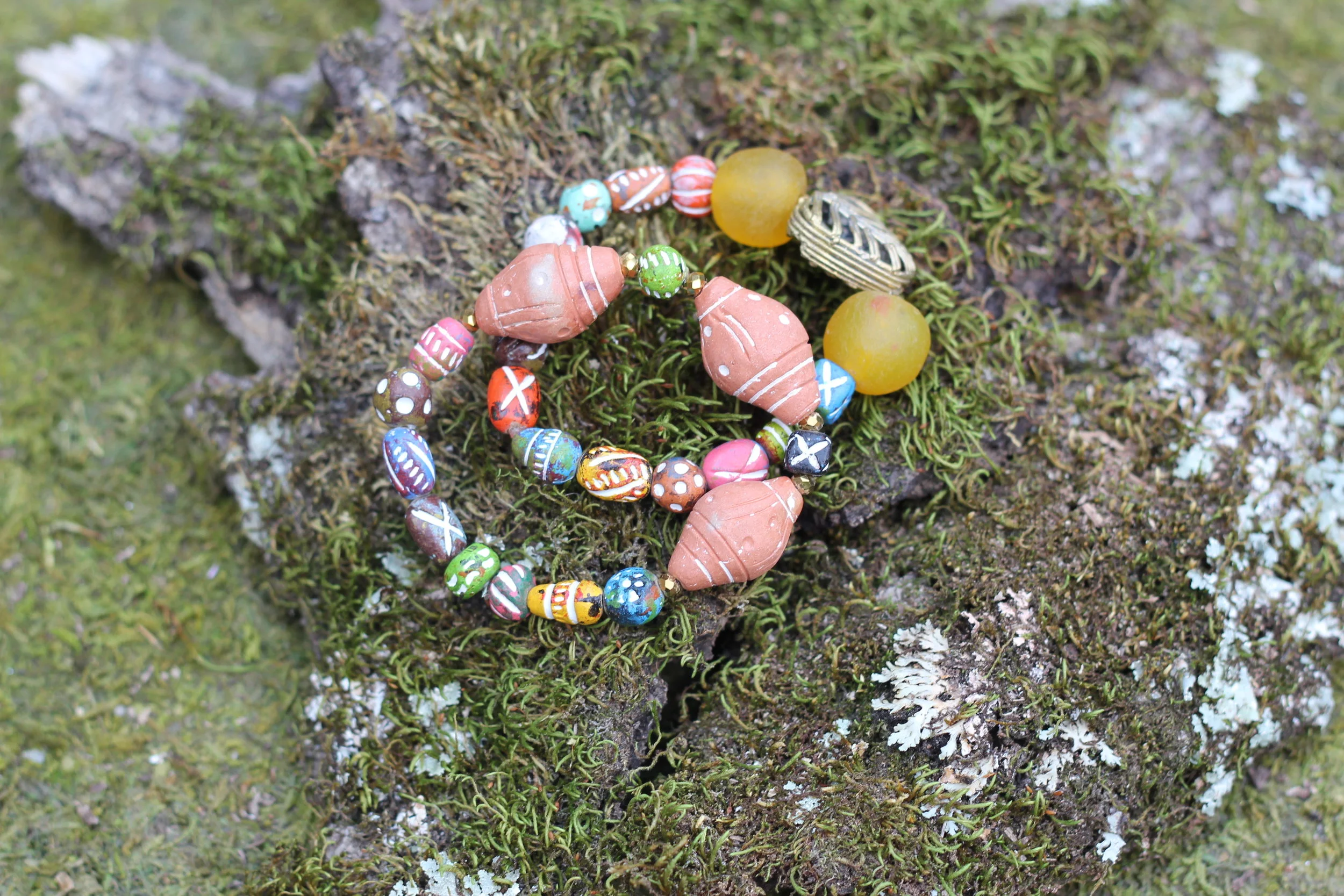 Colorful Krobo Stack