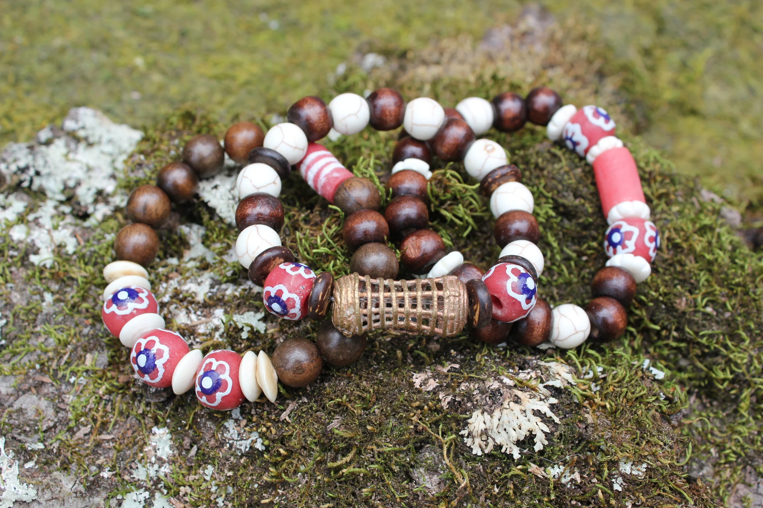 African Red Krobo on Filipino Wood