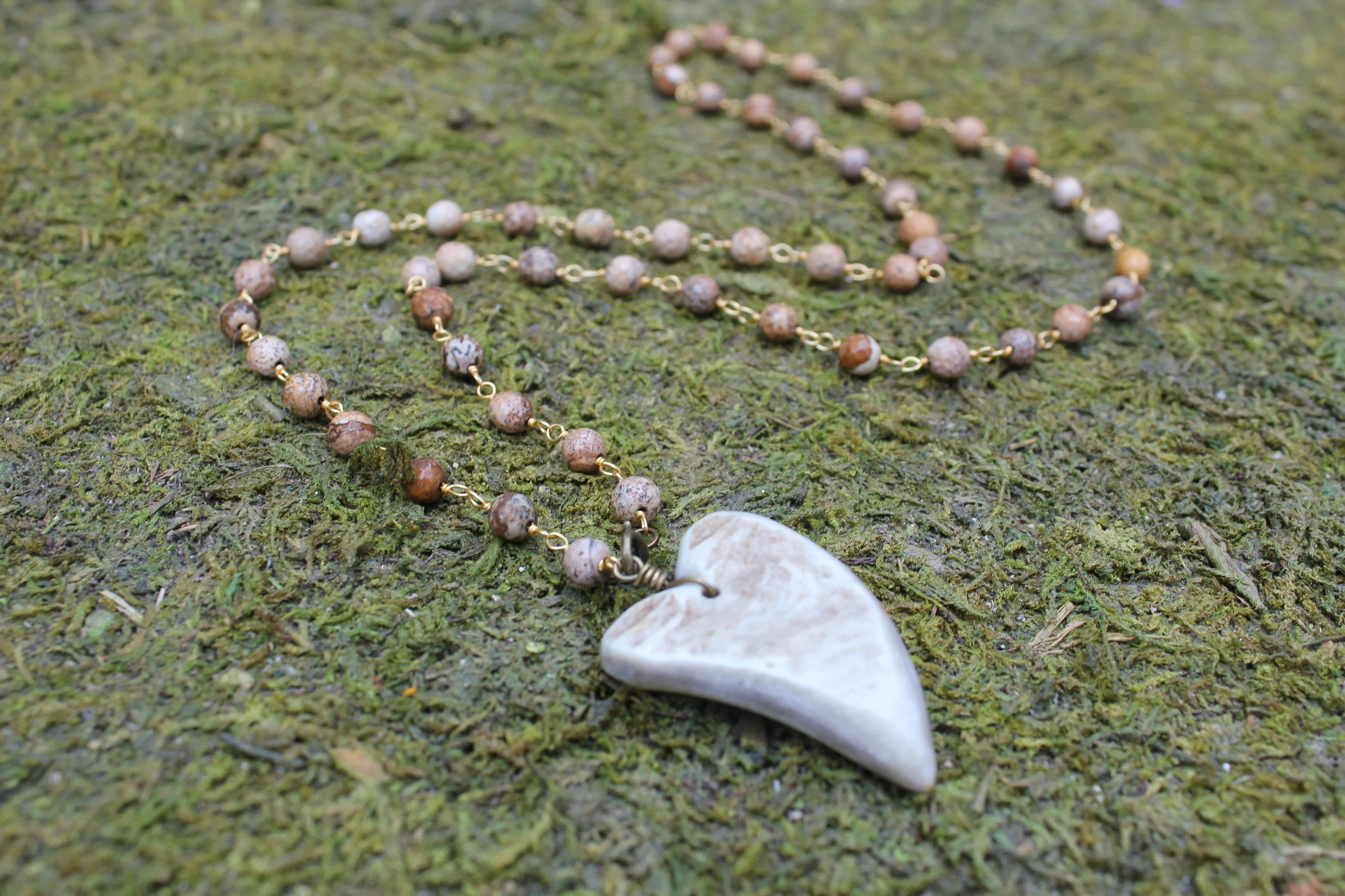 Antler Heart on Jasper