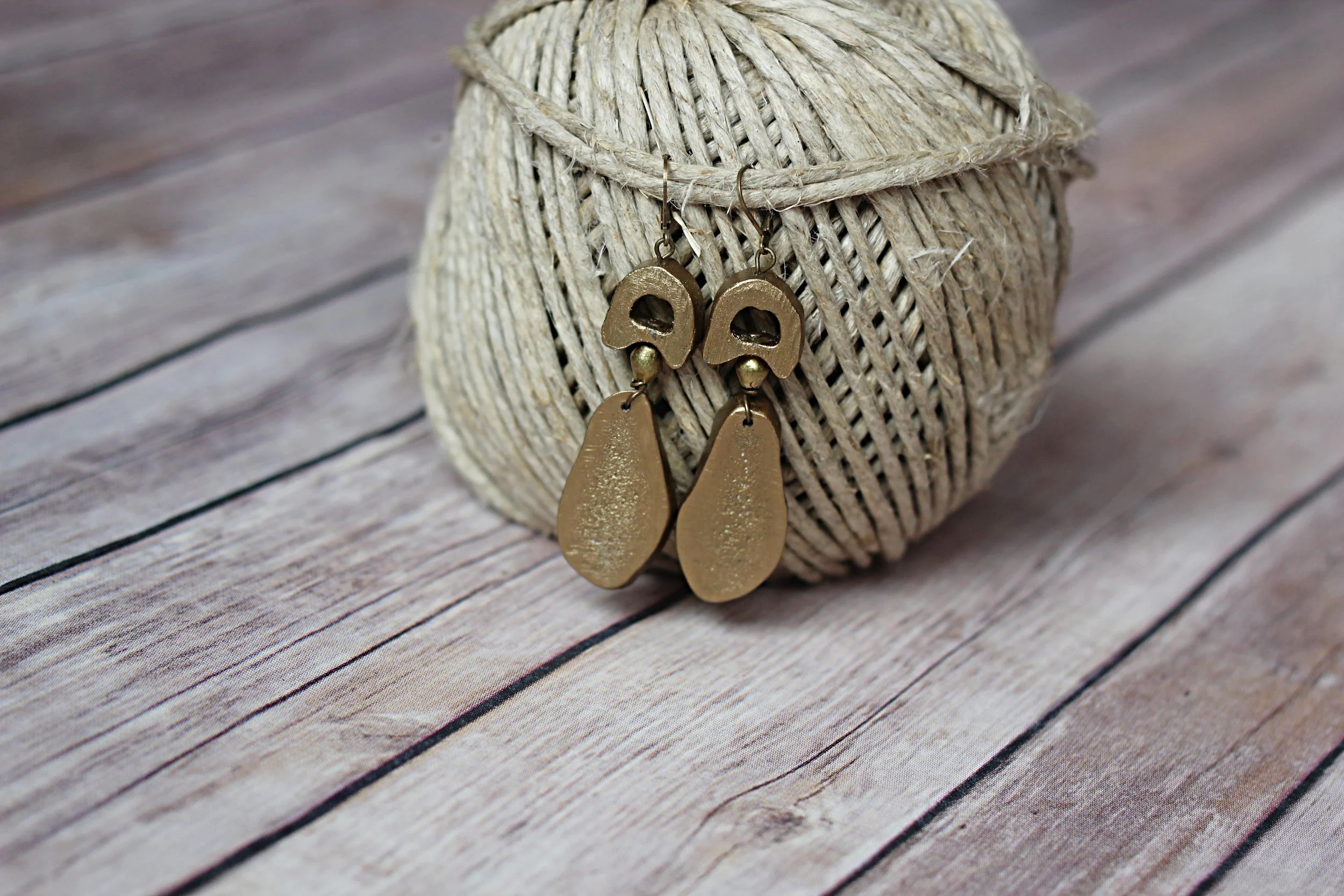 Gold Dipped Antler Drops