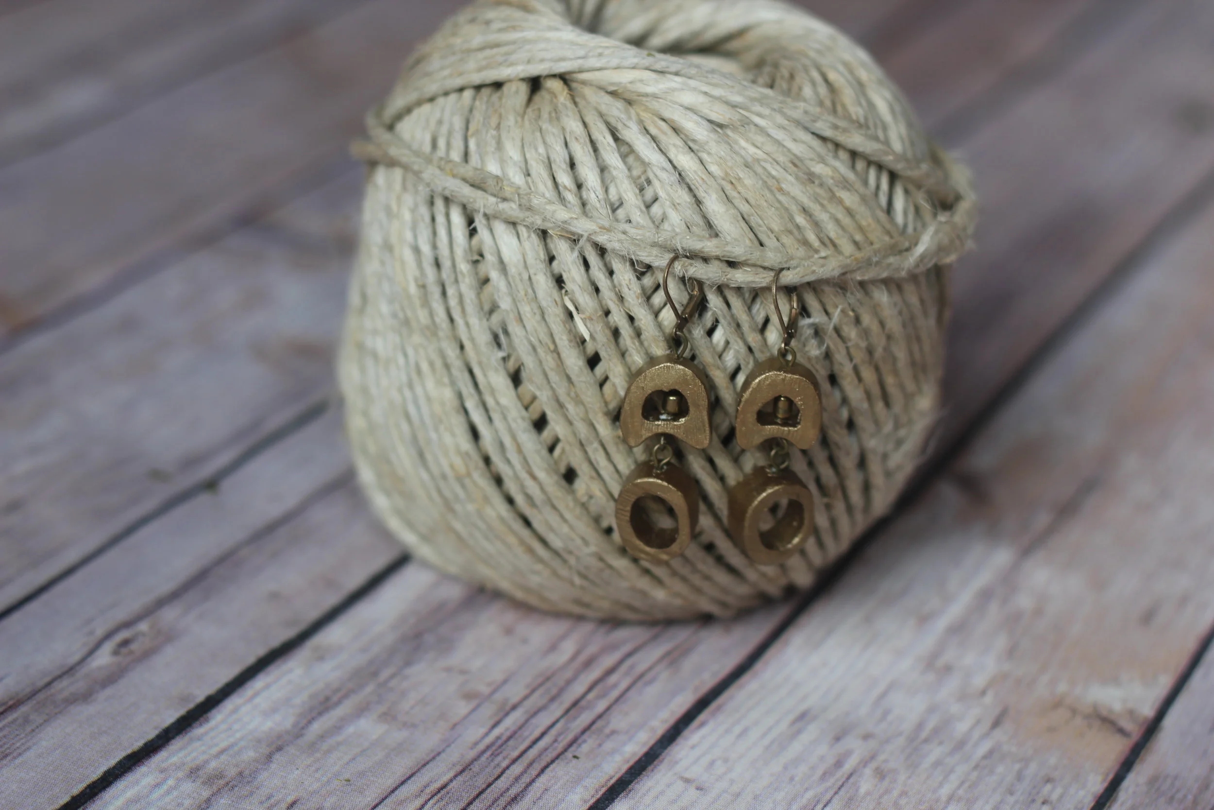 Gold Dipped Double with Hematite