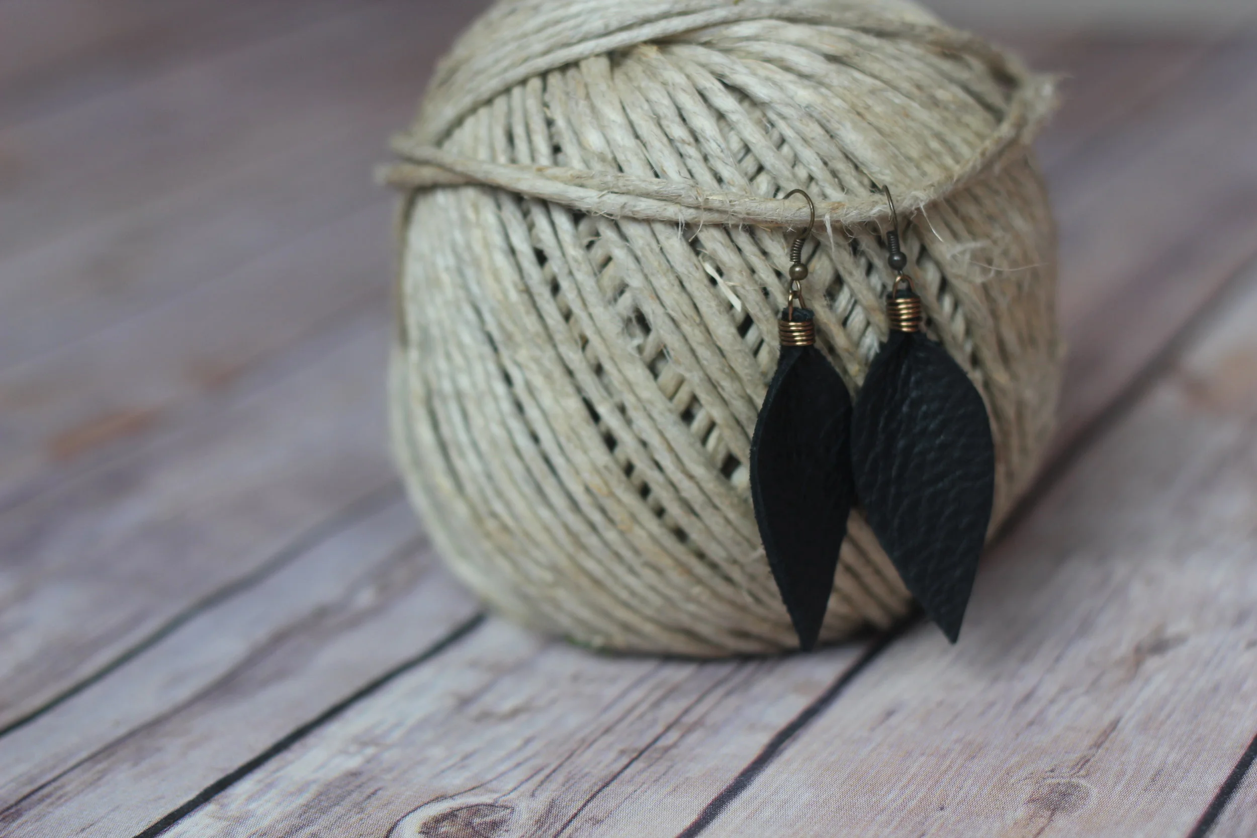 Black Leather Leaves