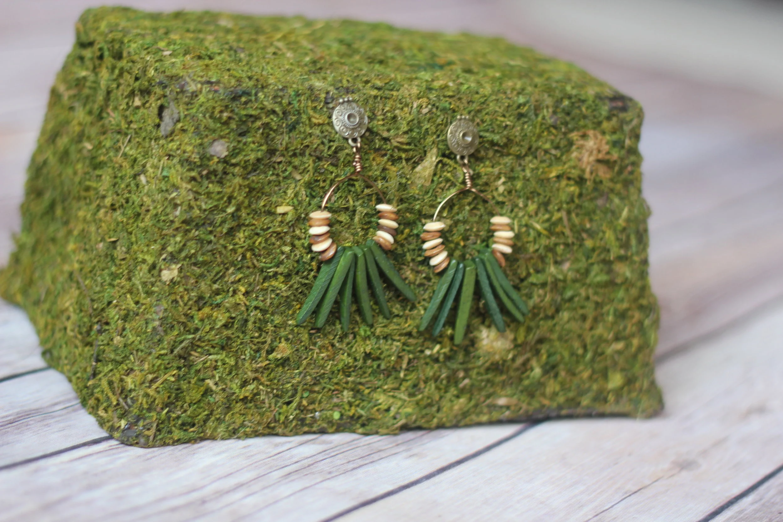 Green Coconut Palm Fans