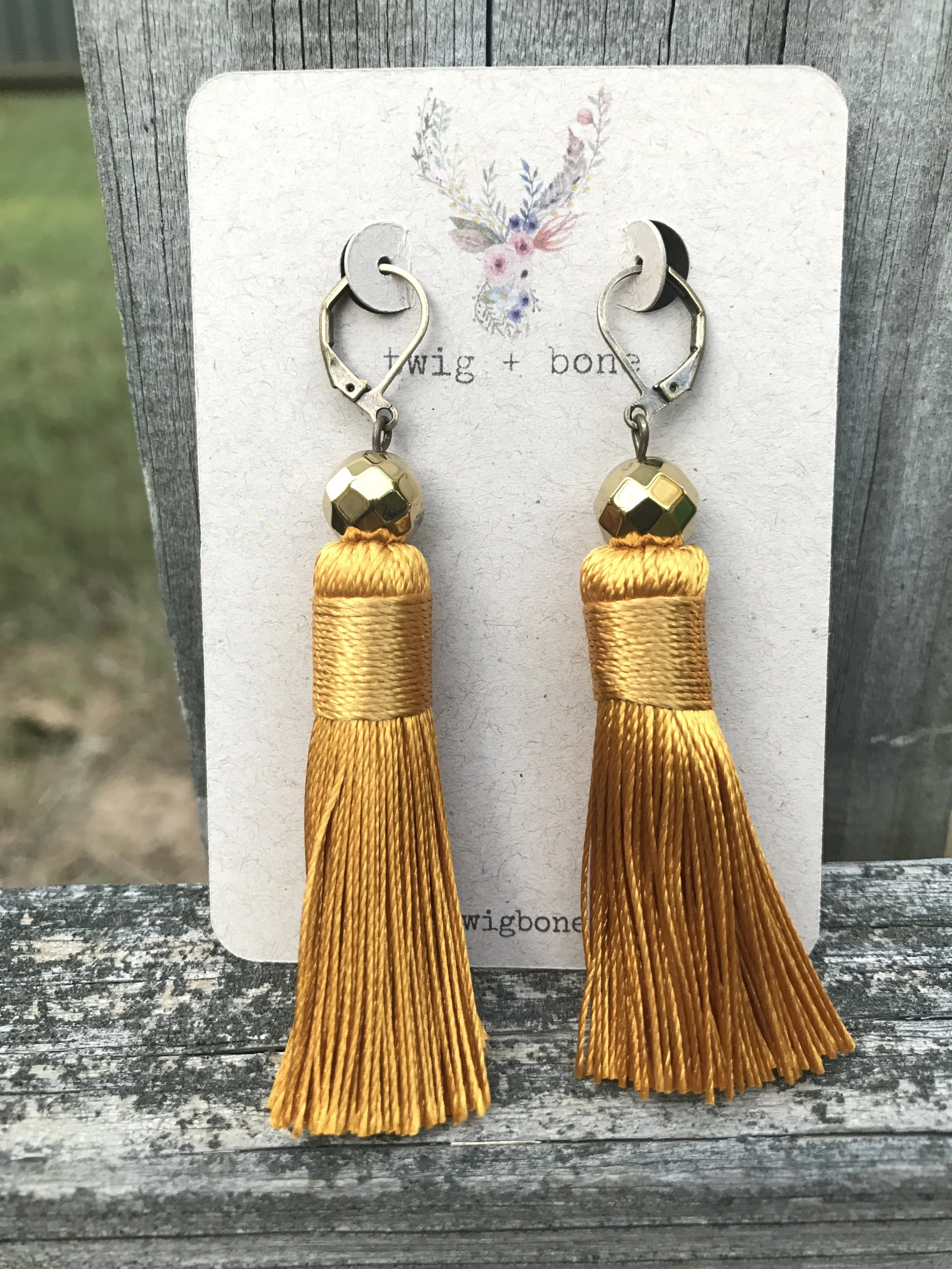 Gold Silk Tassels