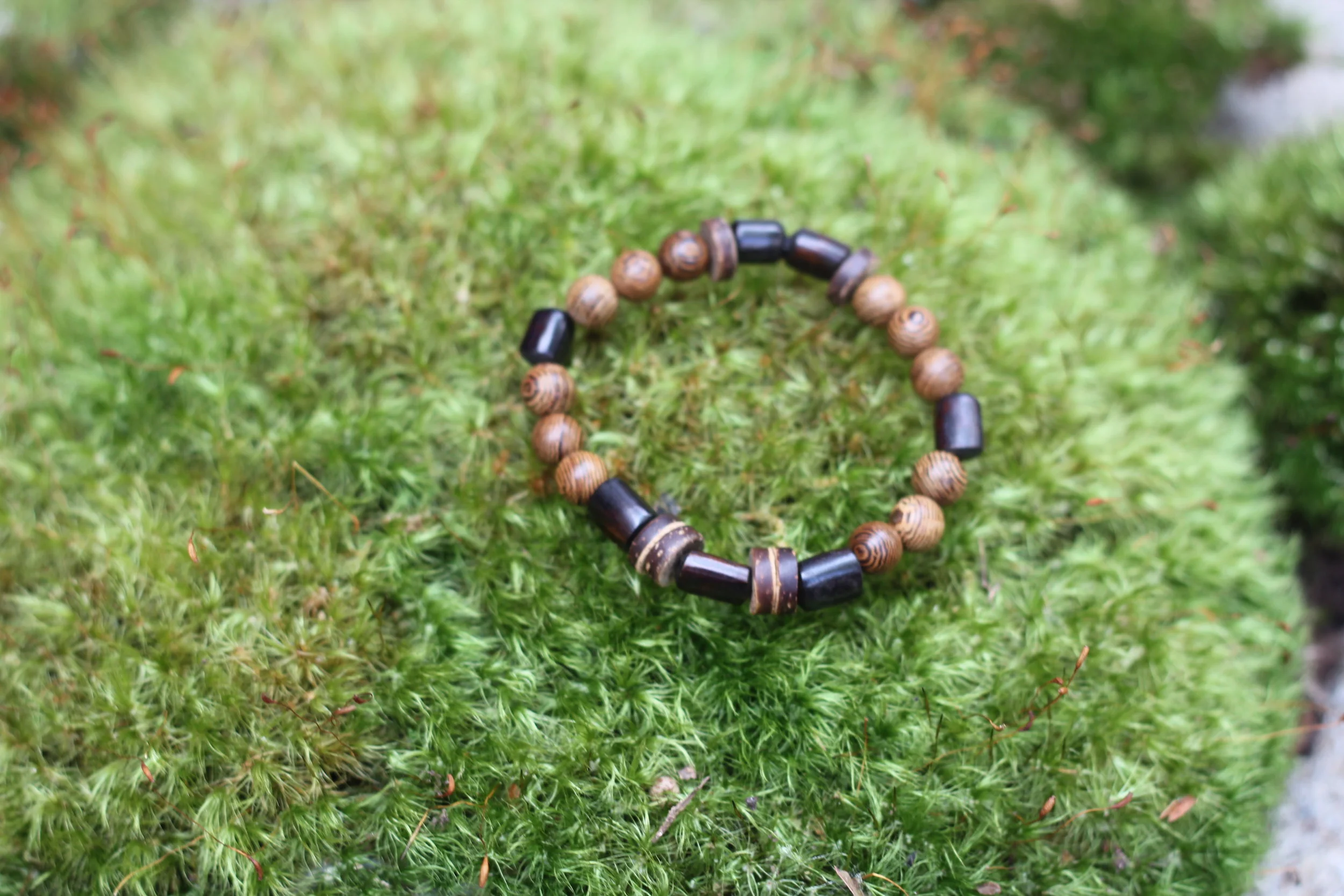 Filipino Wood + Coconut Heishi