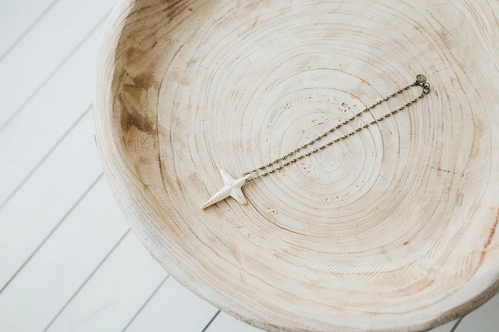 "Star" Cross on Box Chain