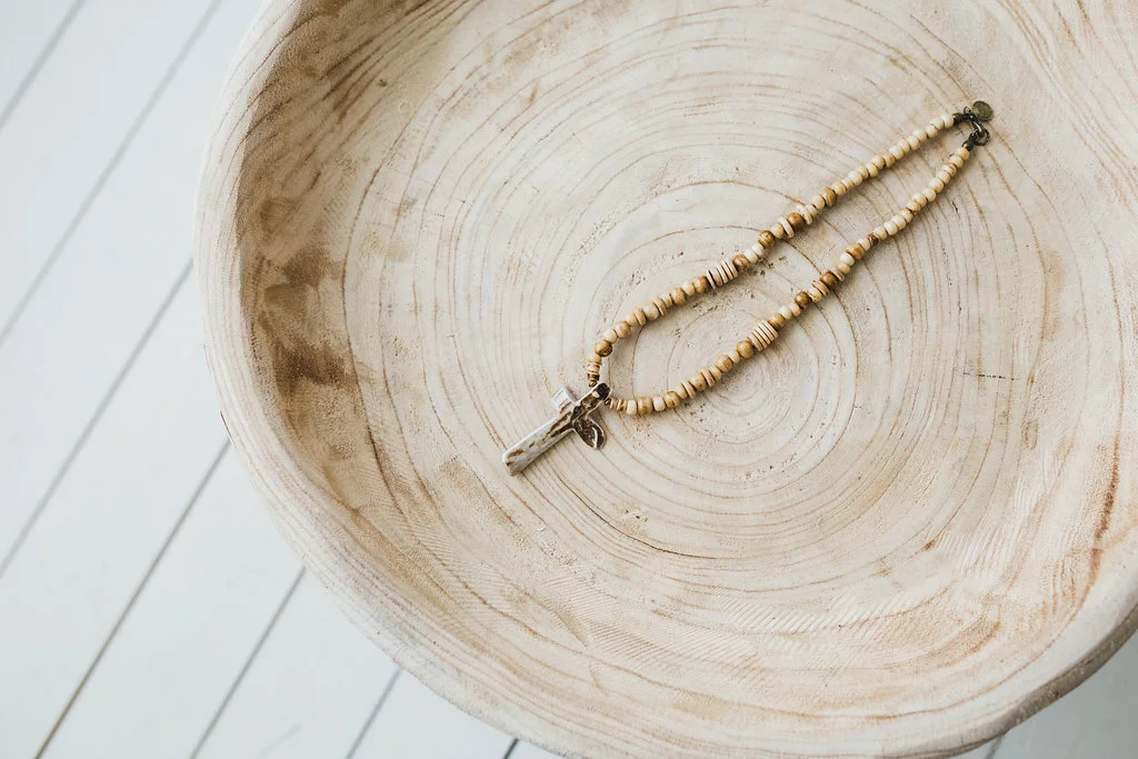 Gnarly Cross on Ox Bone