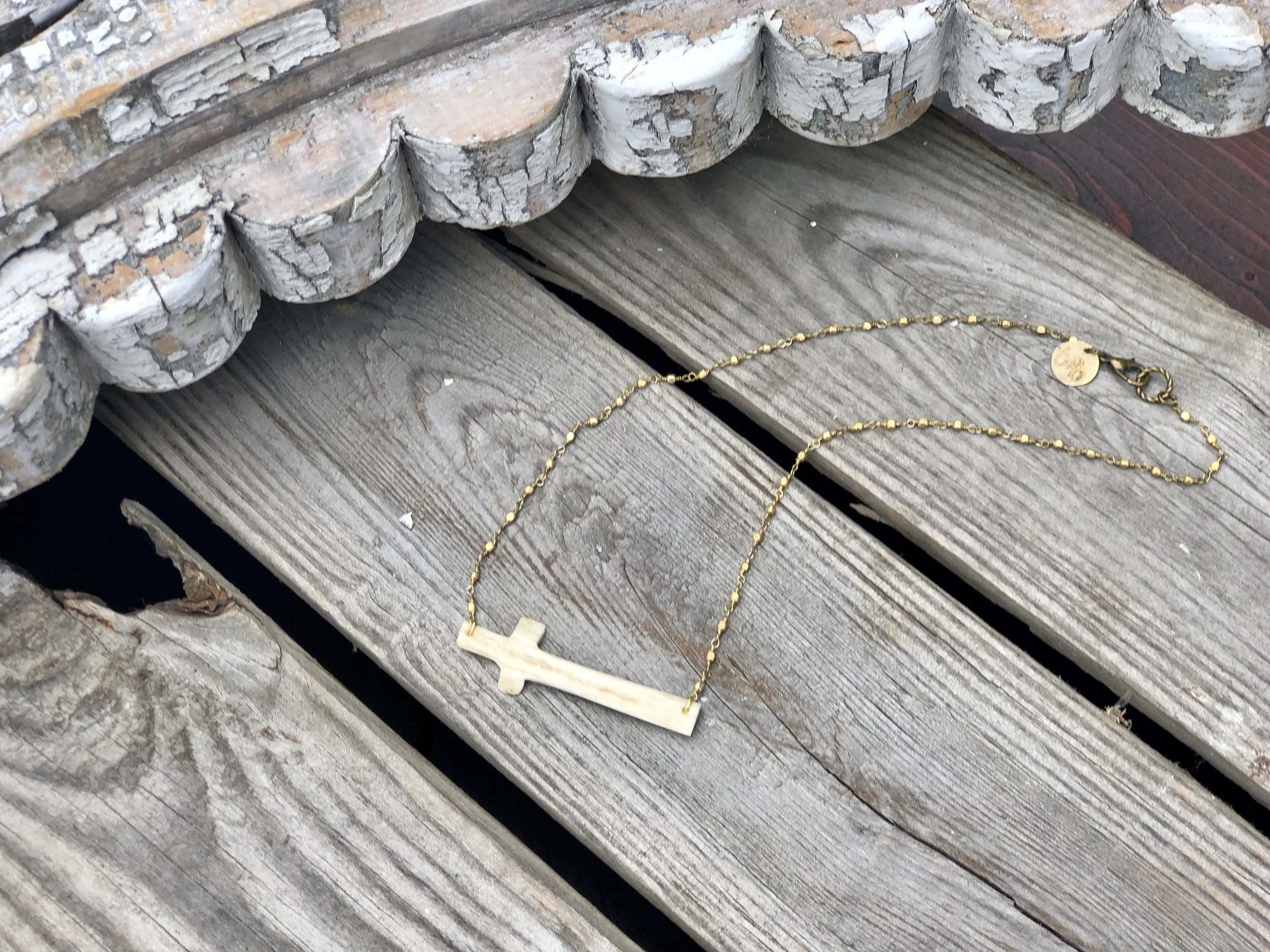 Cross on Delicate Gold