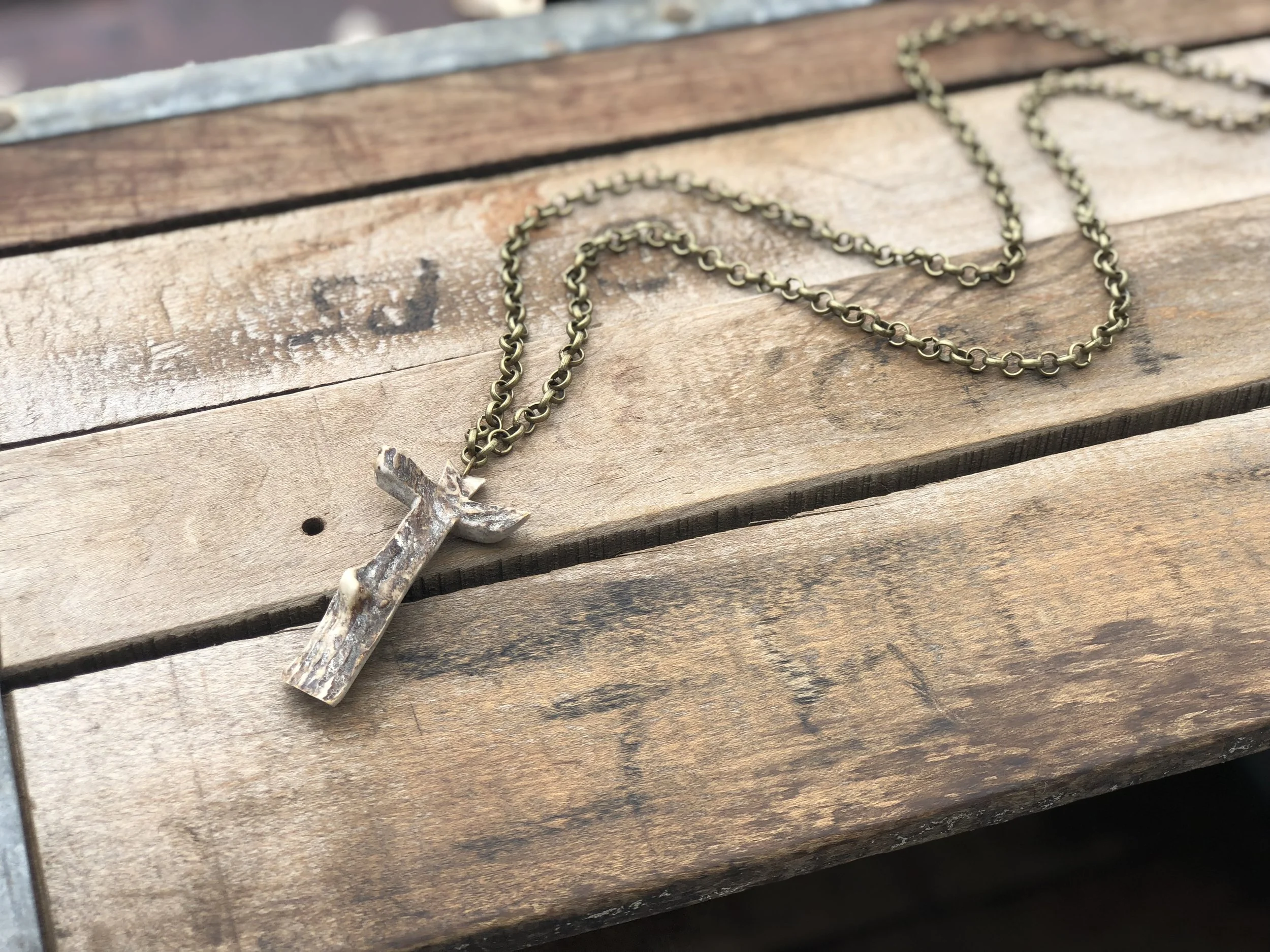 Unique Cross on Brass