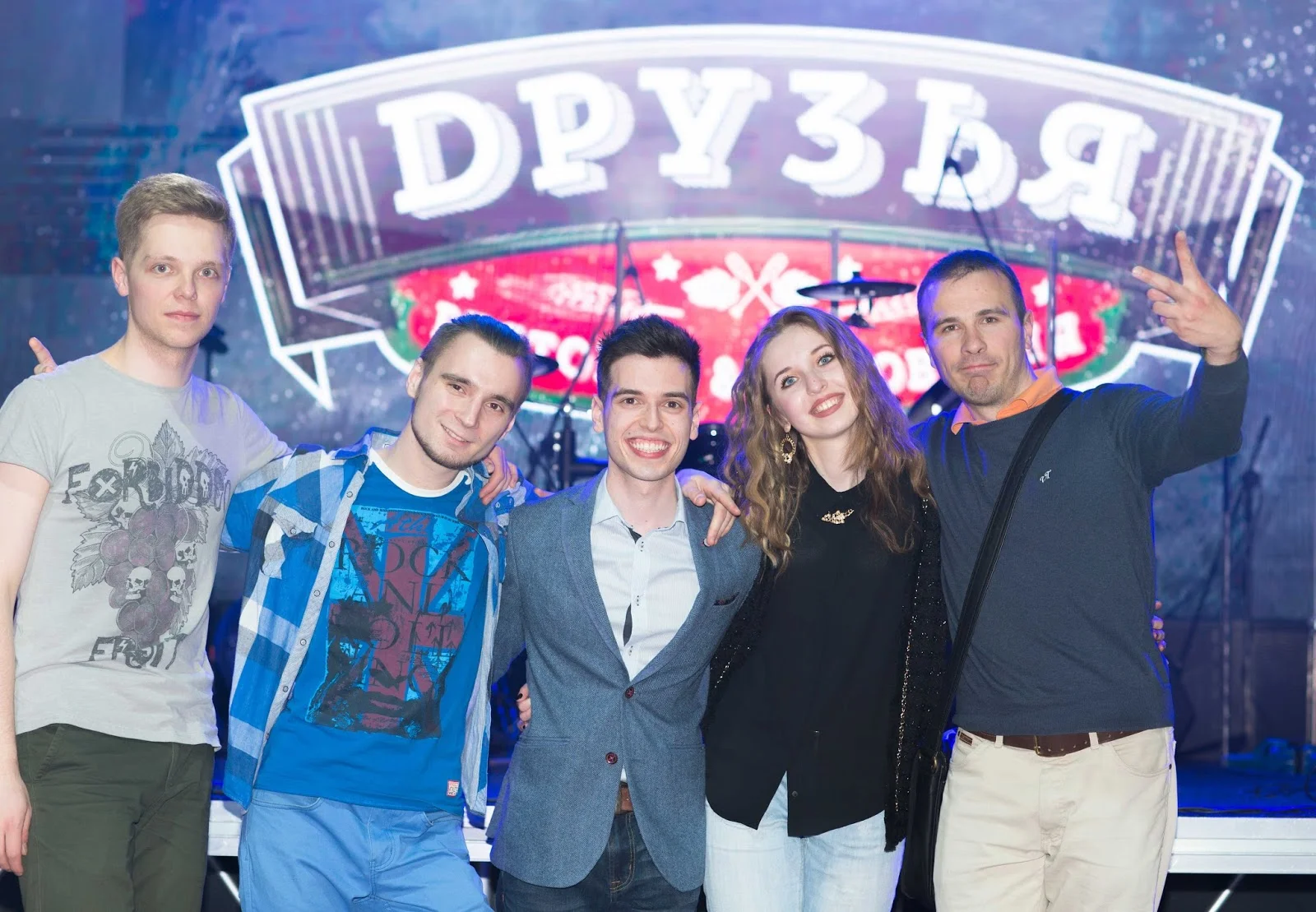 Some of the team: Andrey, Sergey. Edward, Evgenia & Alexander.