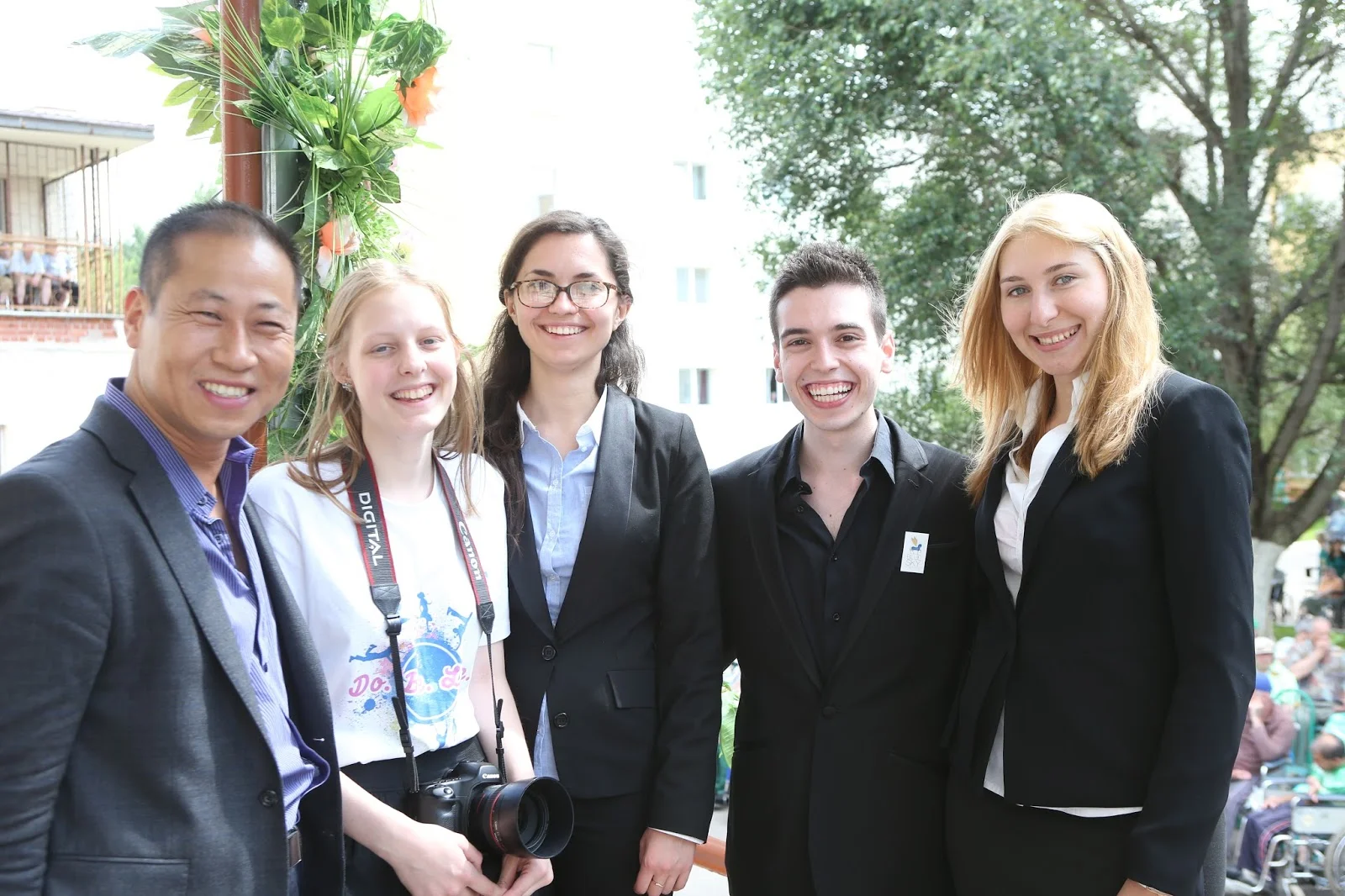 Jun, Polina, Maria, Edward & Margarita.