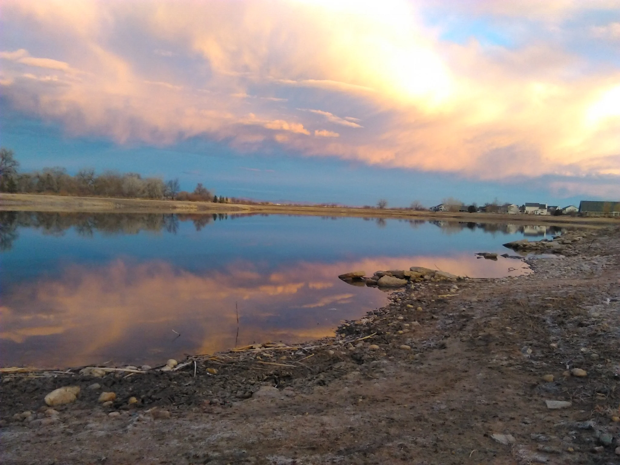 Jenna took this picture of the sunrise, they're beautiful out here! 