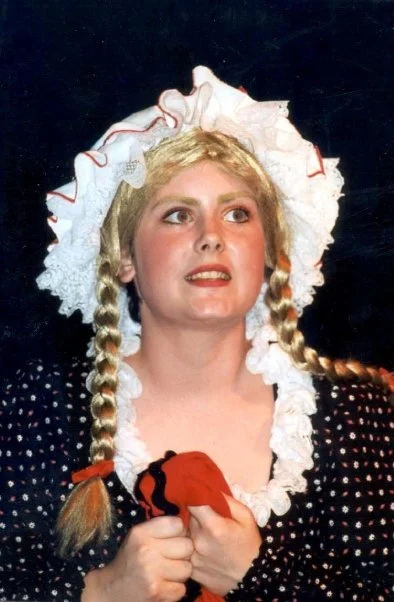 Jessica as Little Red Riding Hood.