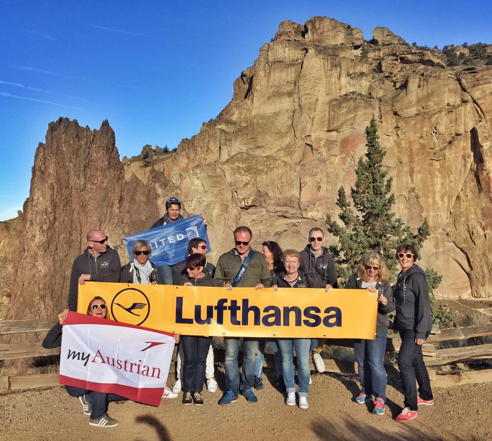 Group adventure at Smith Rock State Park