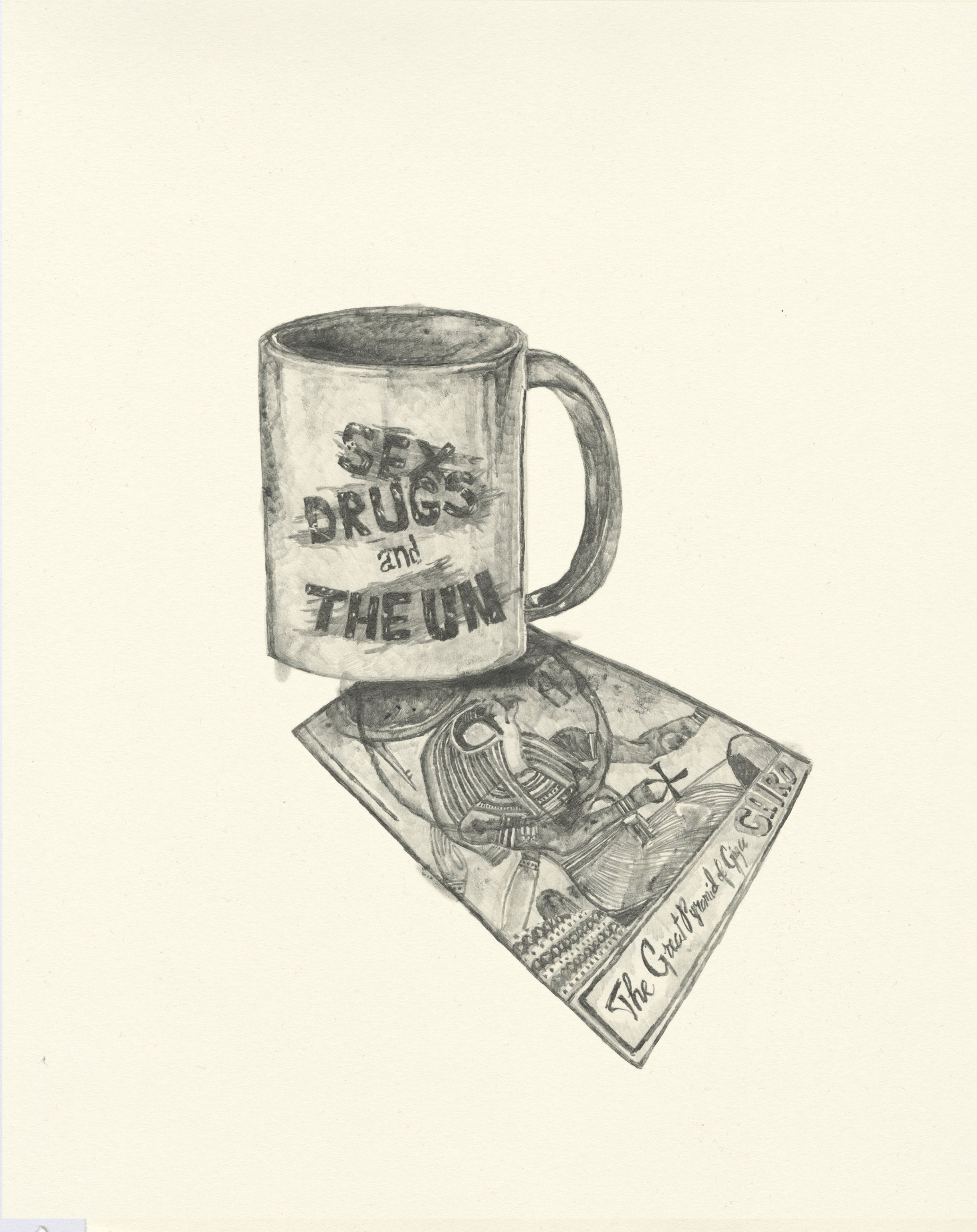 My Boyfriend is a Peacekeeper xix | graphite on paper | 9.5INx12IN 