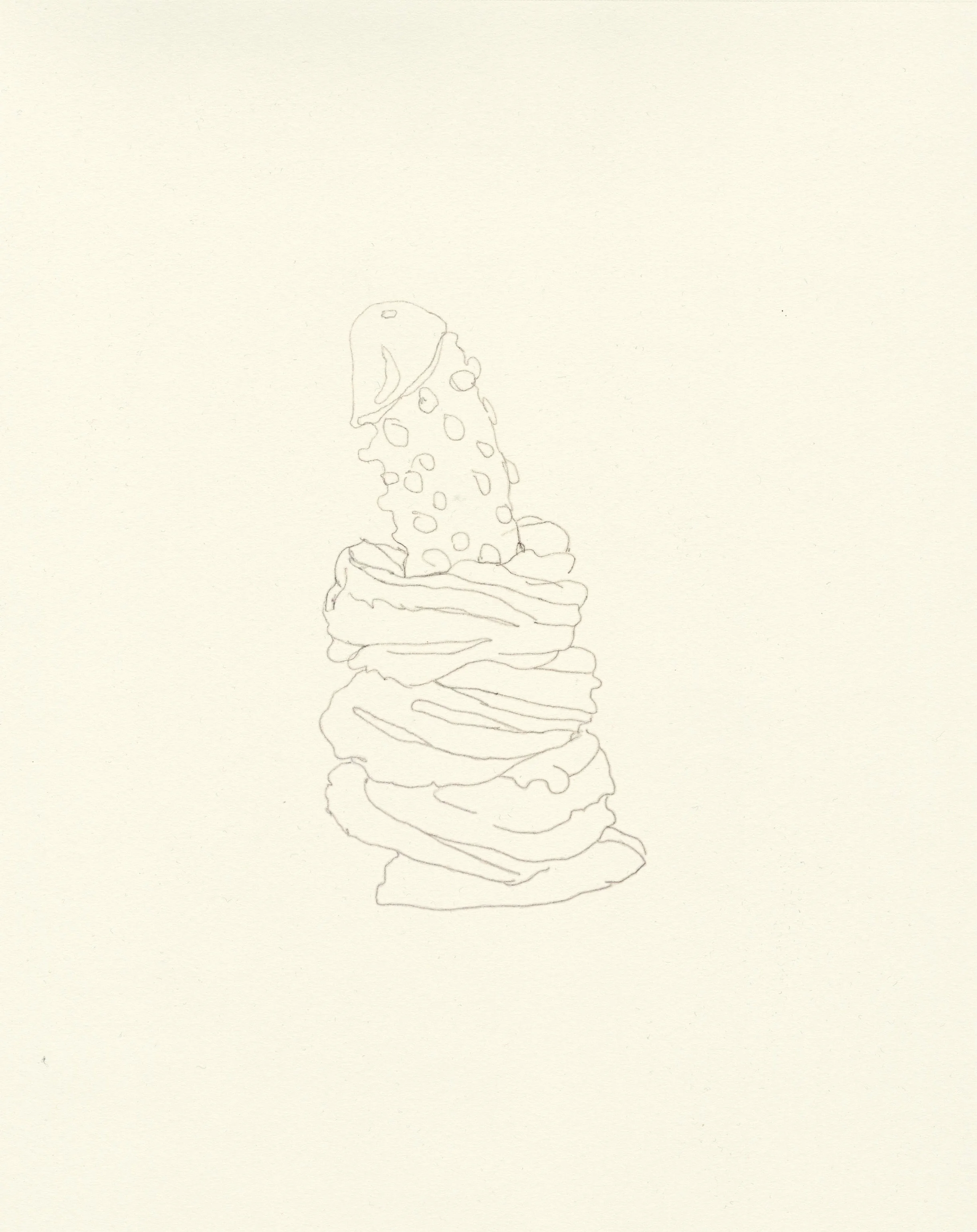 My Boyfriend is a Peacekeeper xxvii | graphite on paper | 9.5INx12IN Excerpt from My Boyfriend is a Peacekeeper Book ii : I masturbated and had my first donut in months. Not in that order.