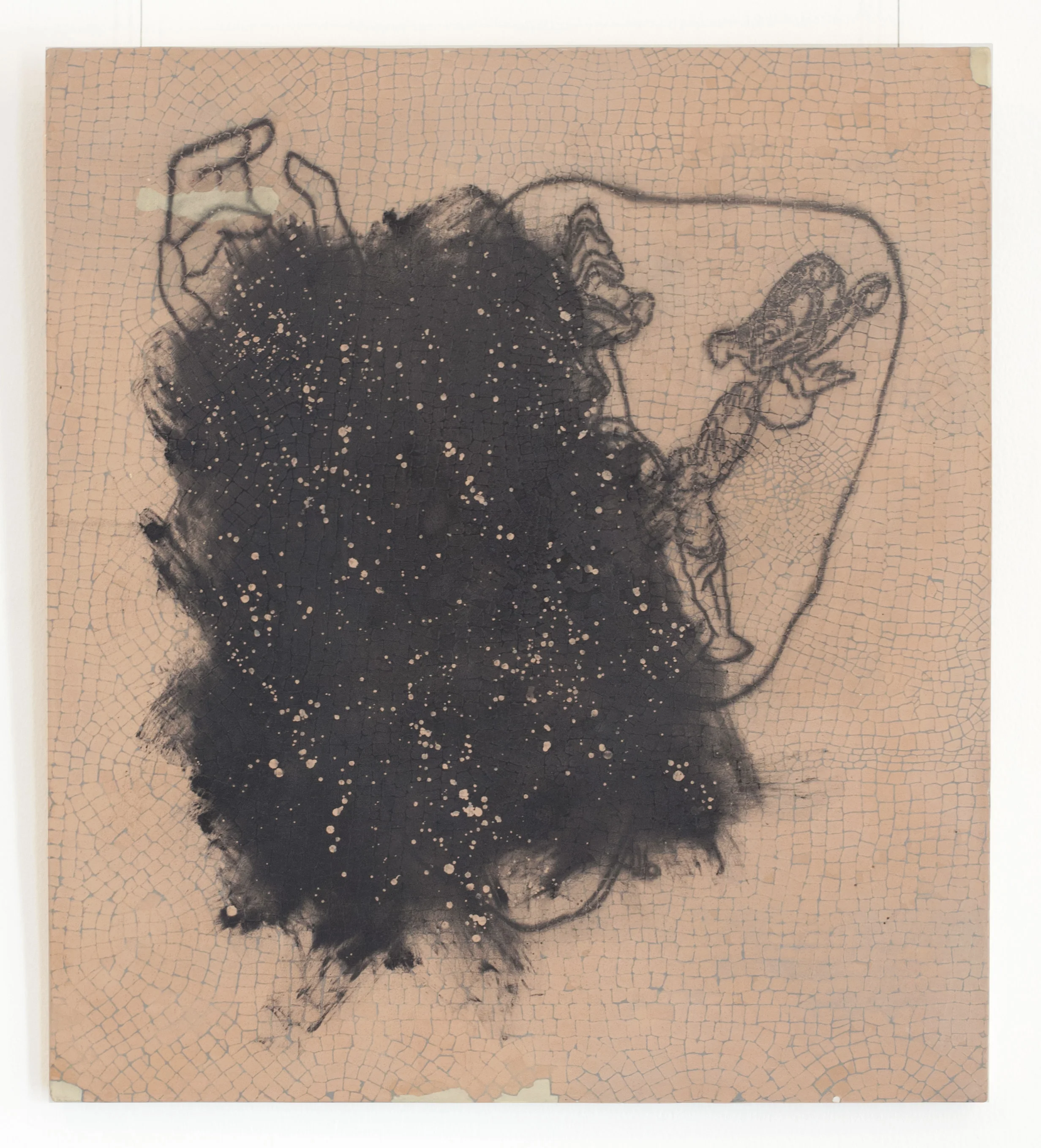 I love you like Osiris ii | graphite and gouache on panel | 22INx24IN