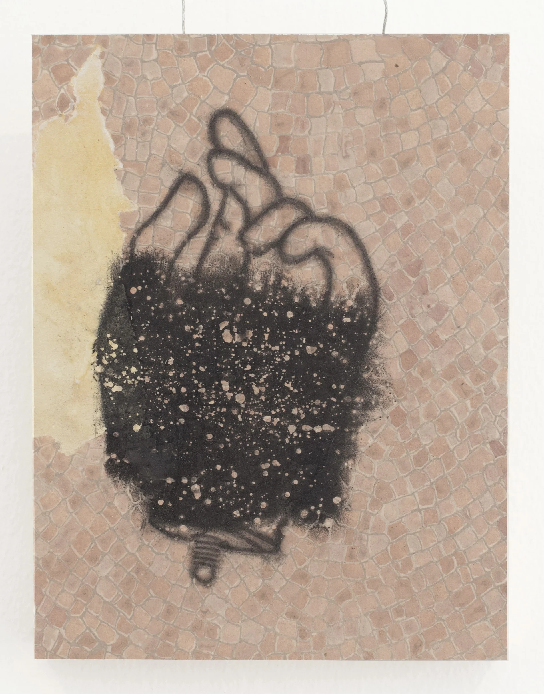 Hand reliquary | graphite and acrylic on panel | 7INx9IN