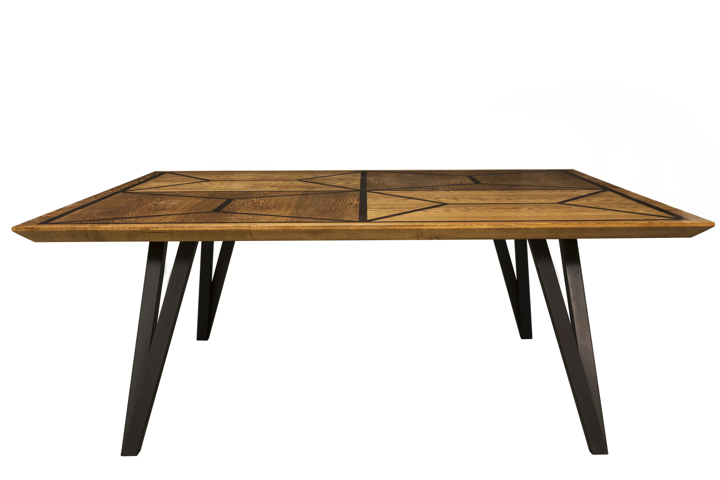 The Franklin Series: Square Conference Table with Inlay