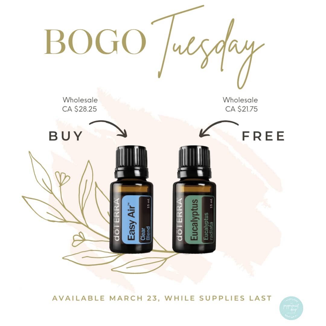 DAY 1 OFFICIALLY😄

Buy Easy Air&reg; and Get Eucalyptus

To kick off BOGO week, we&rsquo;ve got a fresh pairing you won&rsquo;t want to miss. Stock up for the season while supplies last! Today only, buy Easy air and get Eucalyptus for free!

This BO