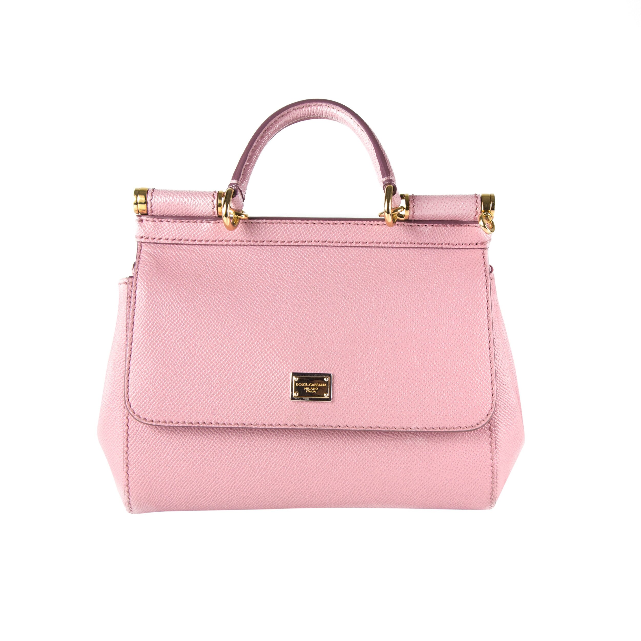 Gabbana Sicily Bag in Pastel Pink 