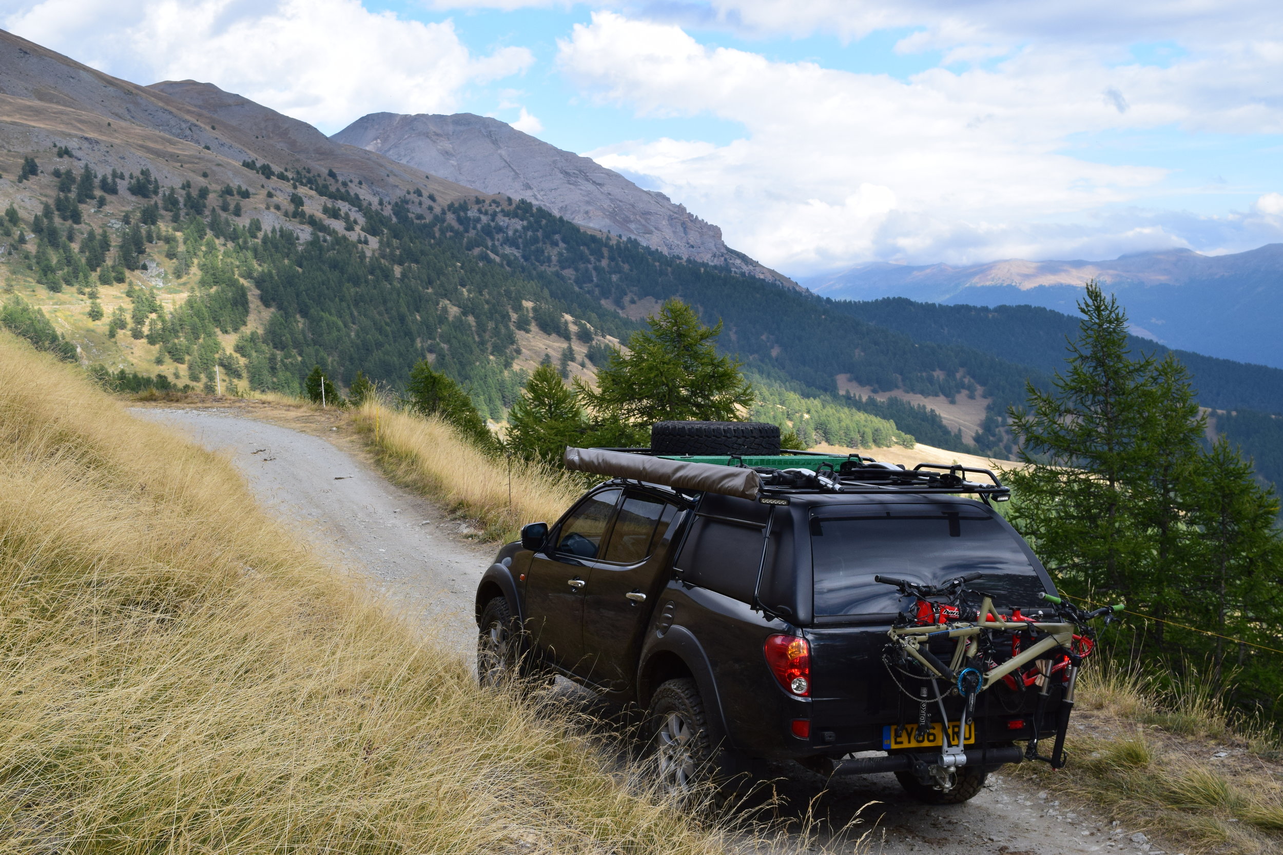On the way up to Monte Jafferau (2805m), Turin Province, Italy in September 2016.