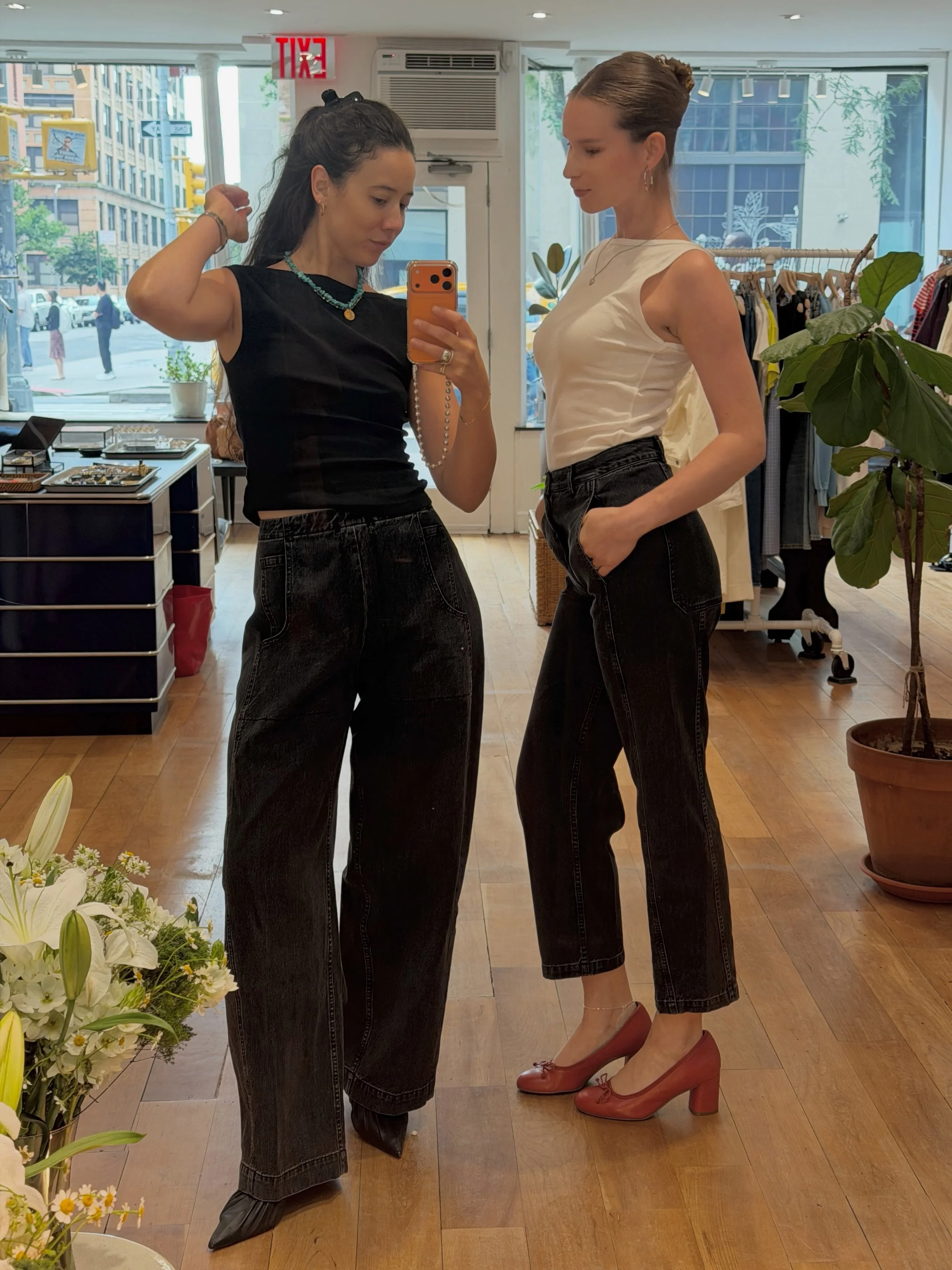 two takes on the perfect pair of jeans