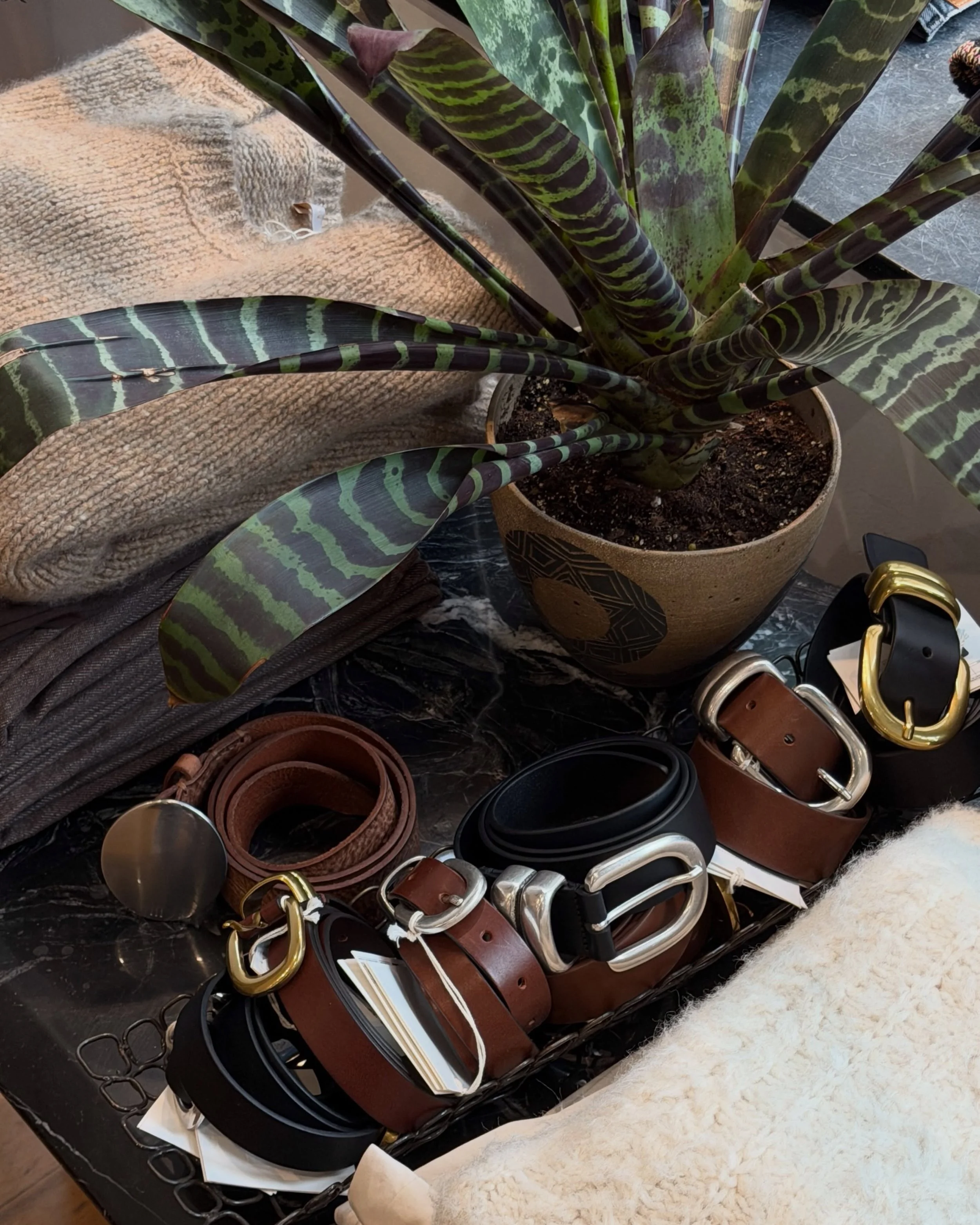 belts galore in the west village