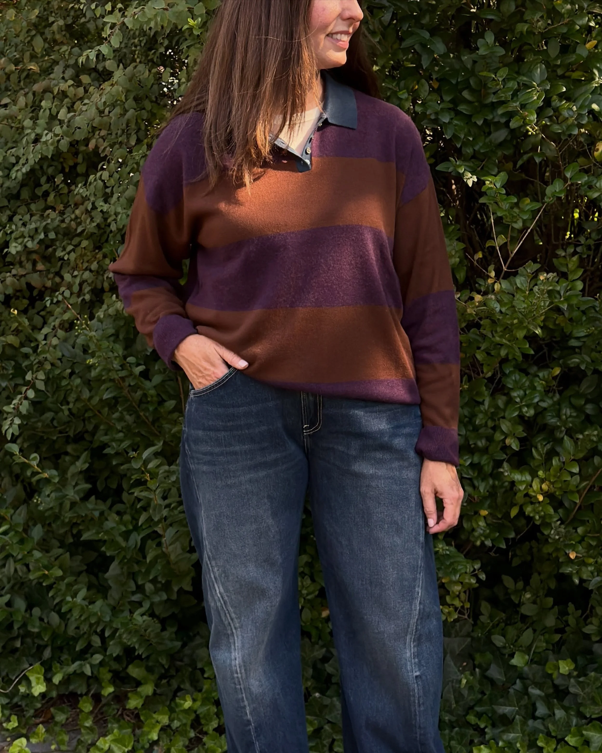 best time to wear a striped sweater? 
all the time, of course
