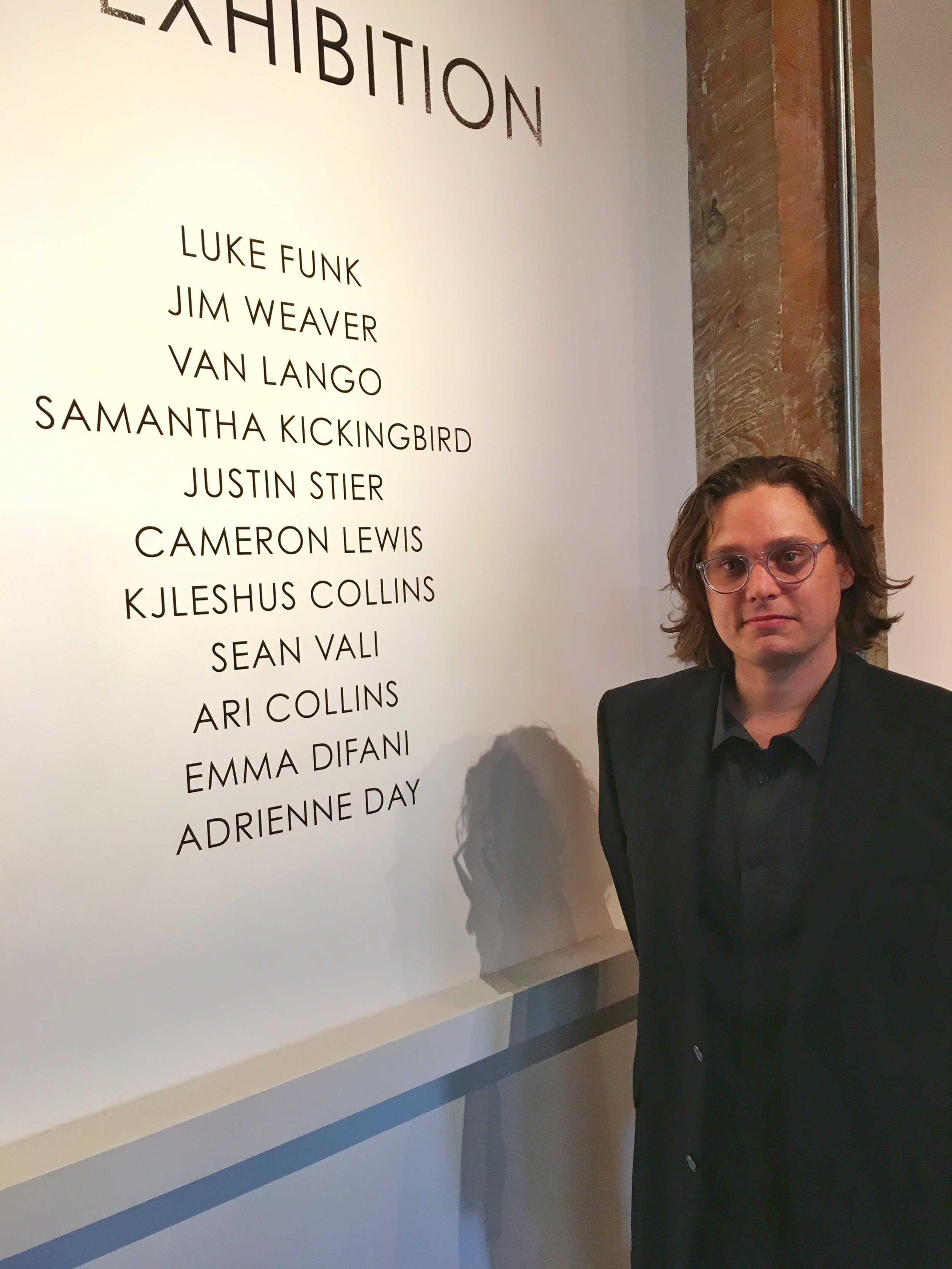 TITLE WALL, [ARTSPACE] AT UNTITLED, GALLERY EXHIBITION, 2018 