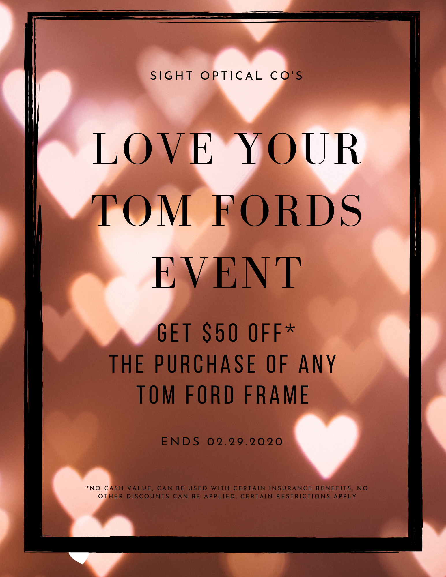 Sight Optical Co S Love Your Tom Fords Event Solo Eye Care