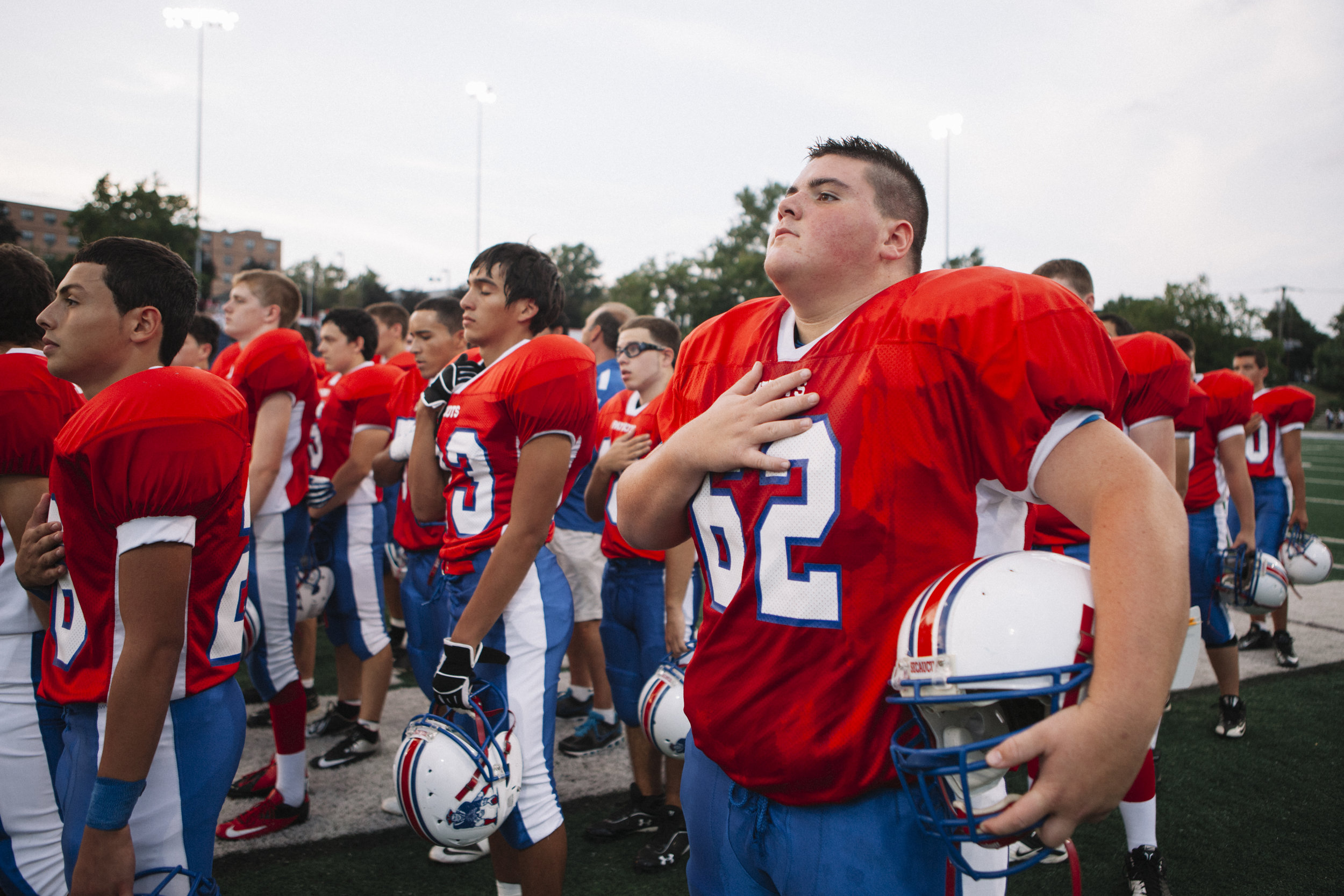 secaucus football, one of my first assignments