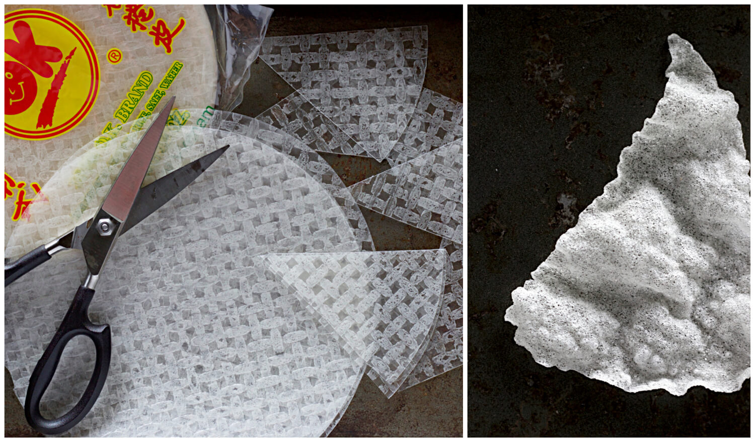 Rice paper wrapper