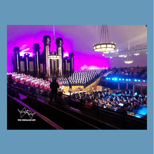 Checking out the Mormon Tabernacle Choir at 8am.