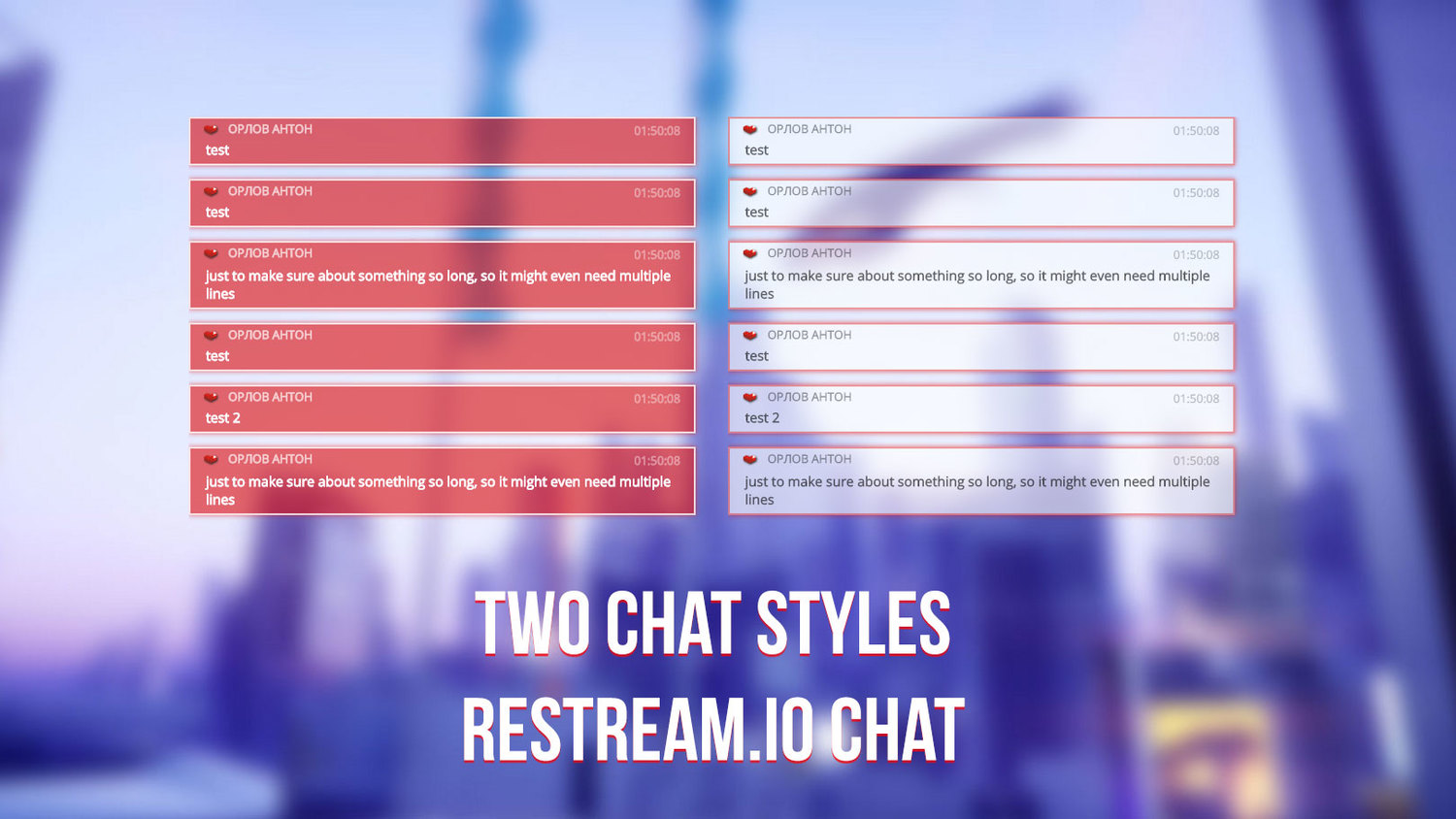 Streamlabs chat box