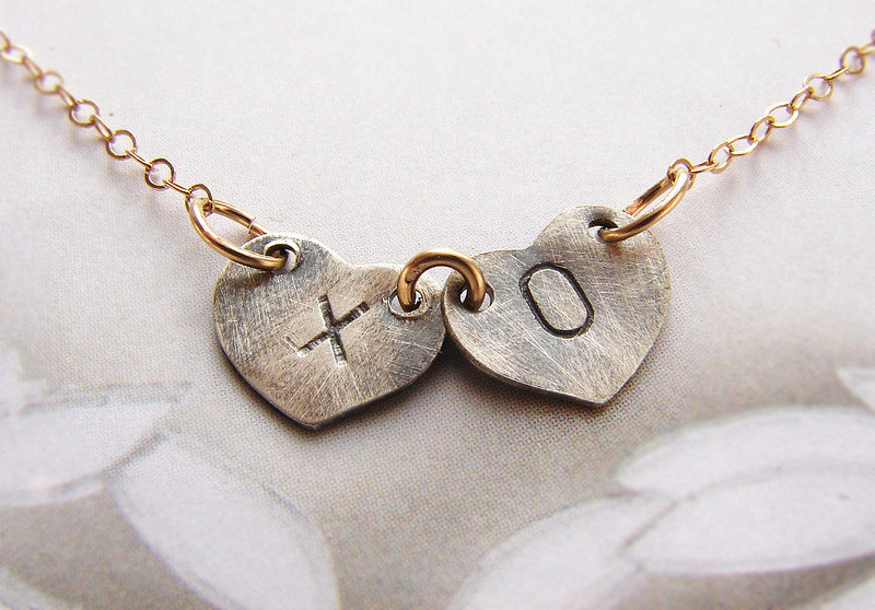 Personalized Two initials Necklace