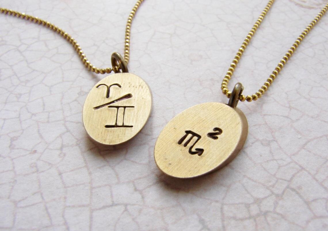 Custom Double Zodiac Necklace