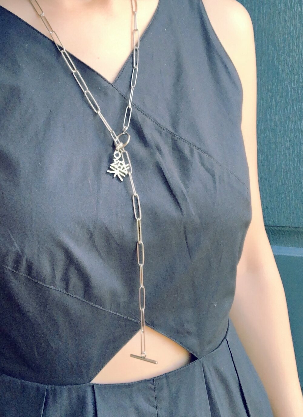 Single Kanji Necklace -28 inches