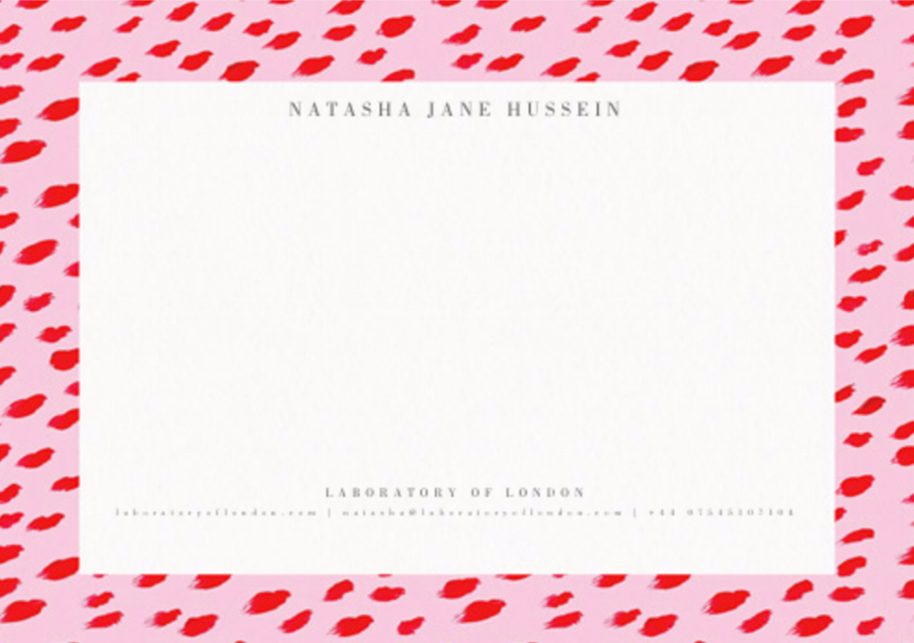  2017 Laboratory c/o Natasha J. Hussein Correspondence cards , by Papier