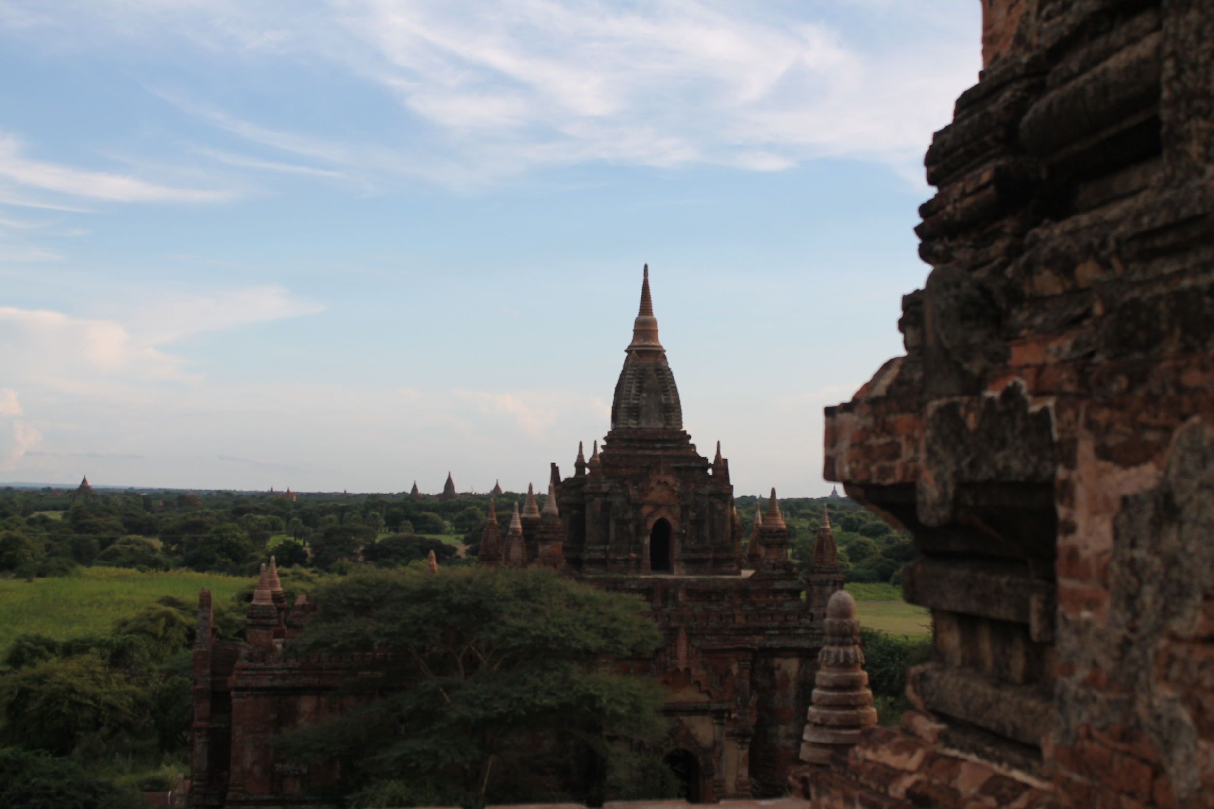 Dusk sets in over Bagan