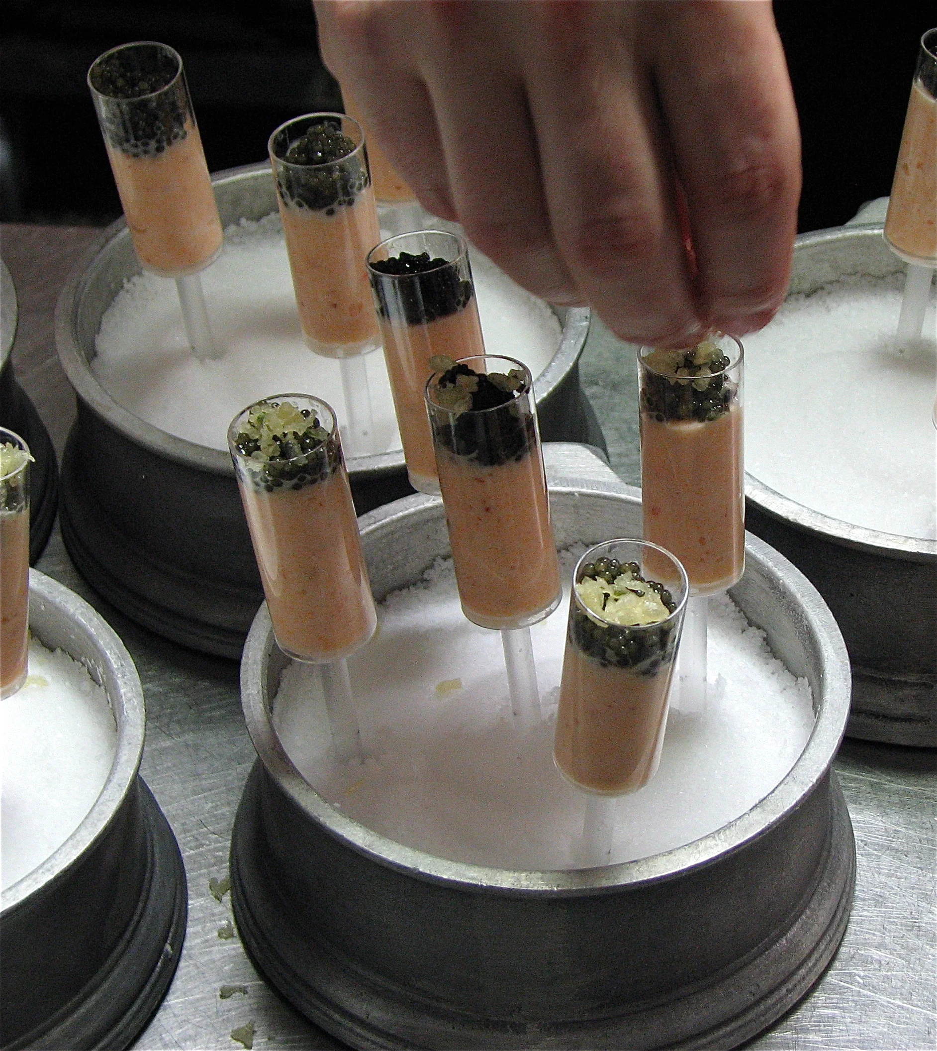 Lobster Caviar Push-Pops